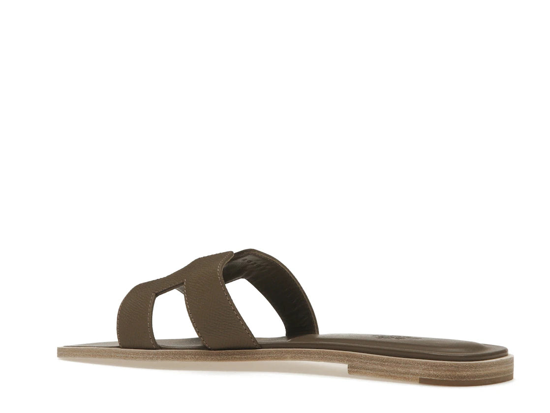 Hermes Oran Sandal Etoupe Epsom Leather