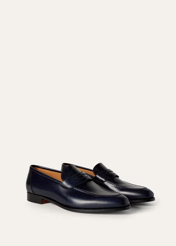 Sergio Loafer Navy Blue (W000)