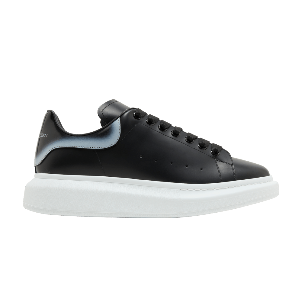 Alexander McQueen Oversized Sneaker 'Faded Heel - Black Silver'