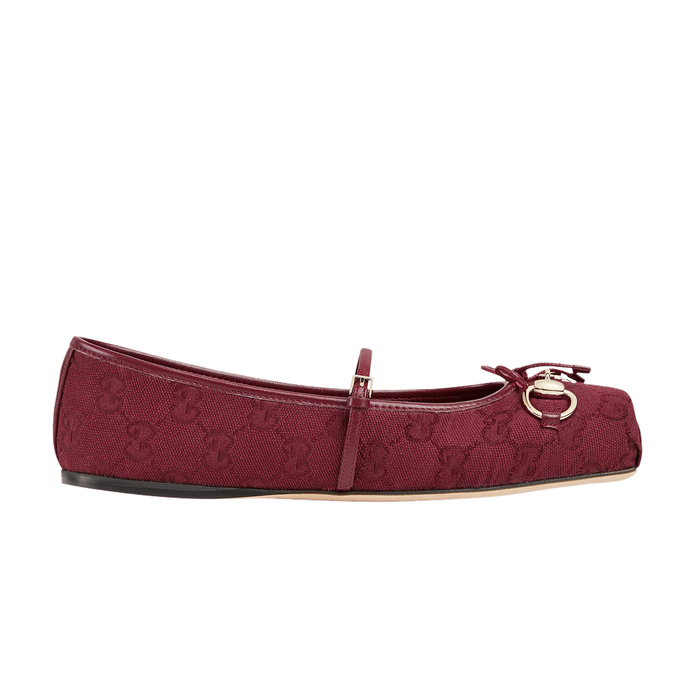 Gucci Wmns Horsebit Ballet Flat 'Rosso Ancora'