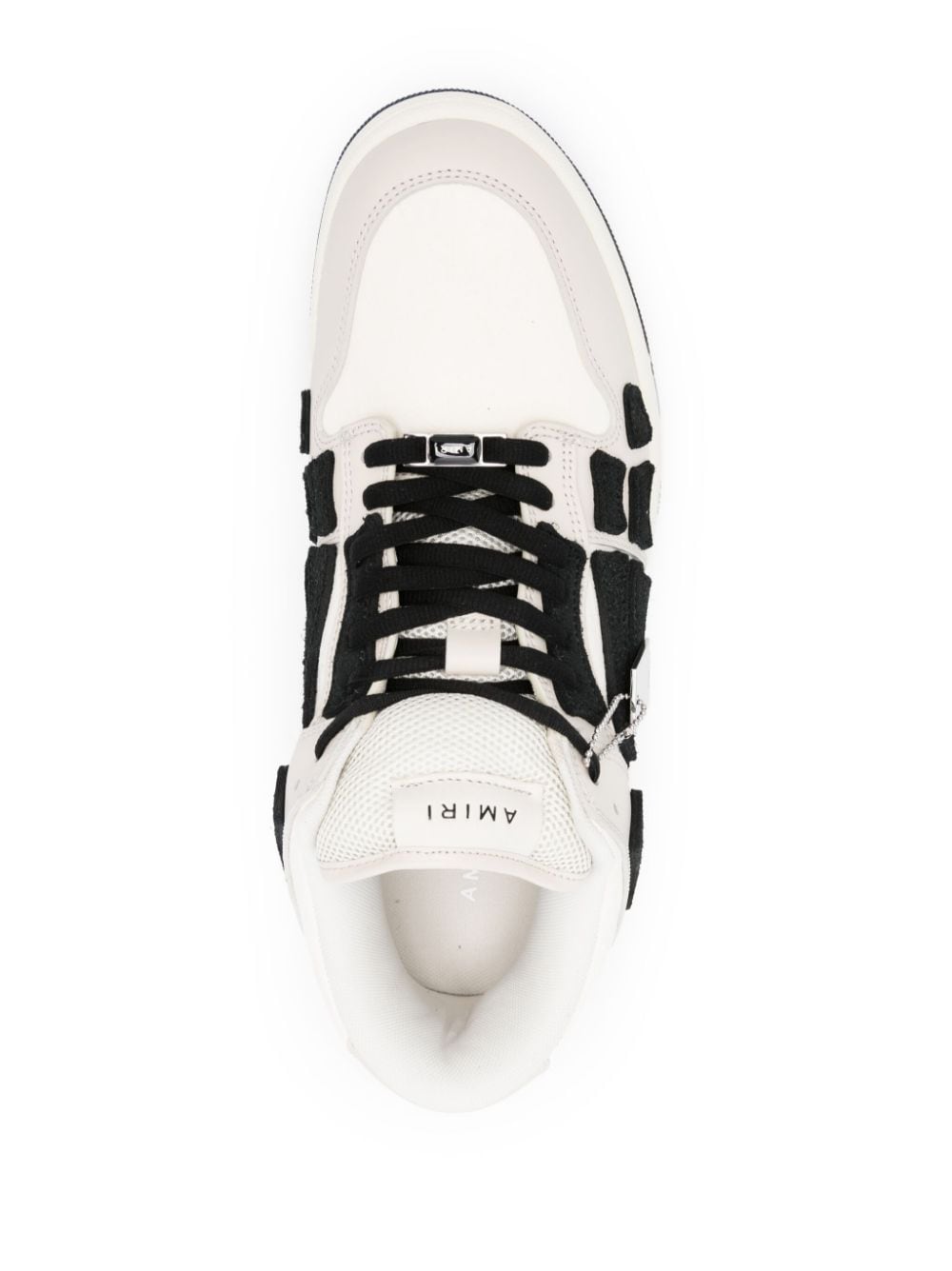 Colour block low top sneakers