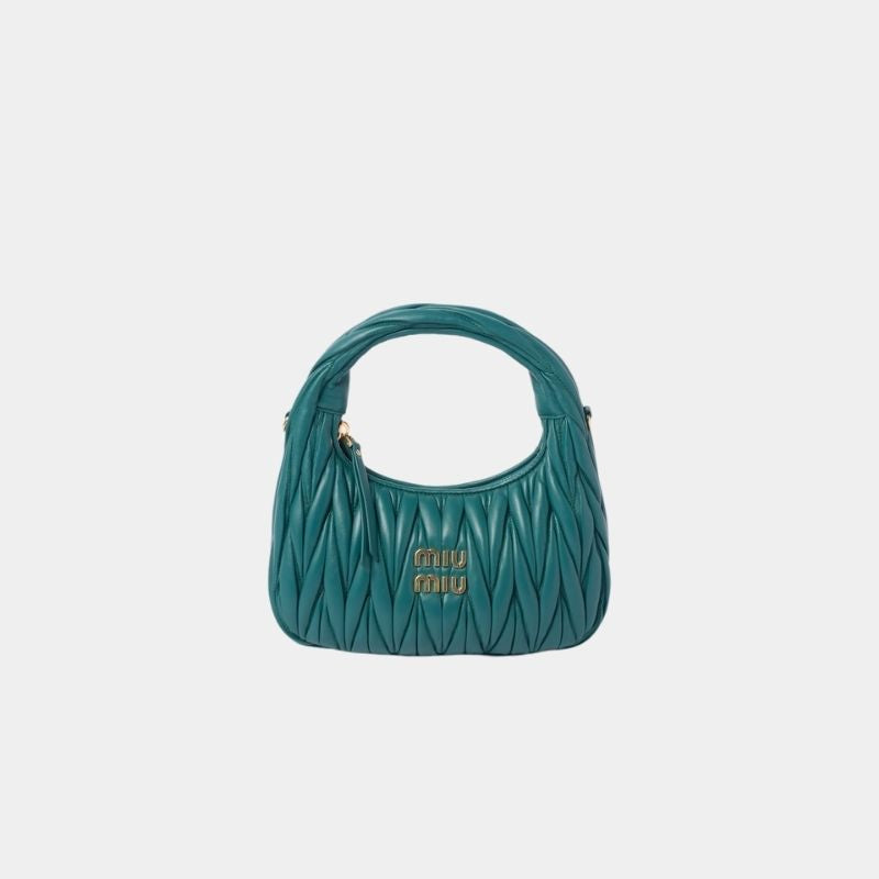 Wander Matelasse Nappa Leather Hobo Bag