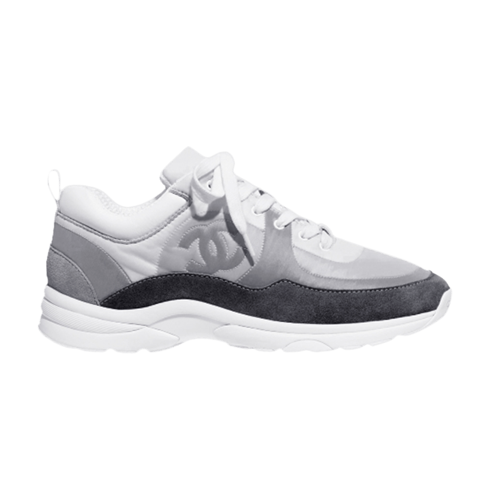Chanel Suede Calfskin Sneaker 'Ecru Grey'