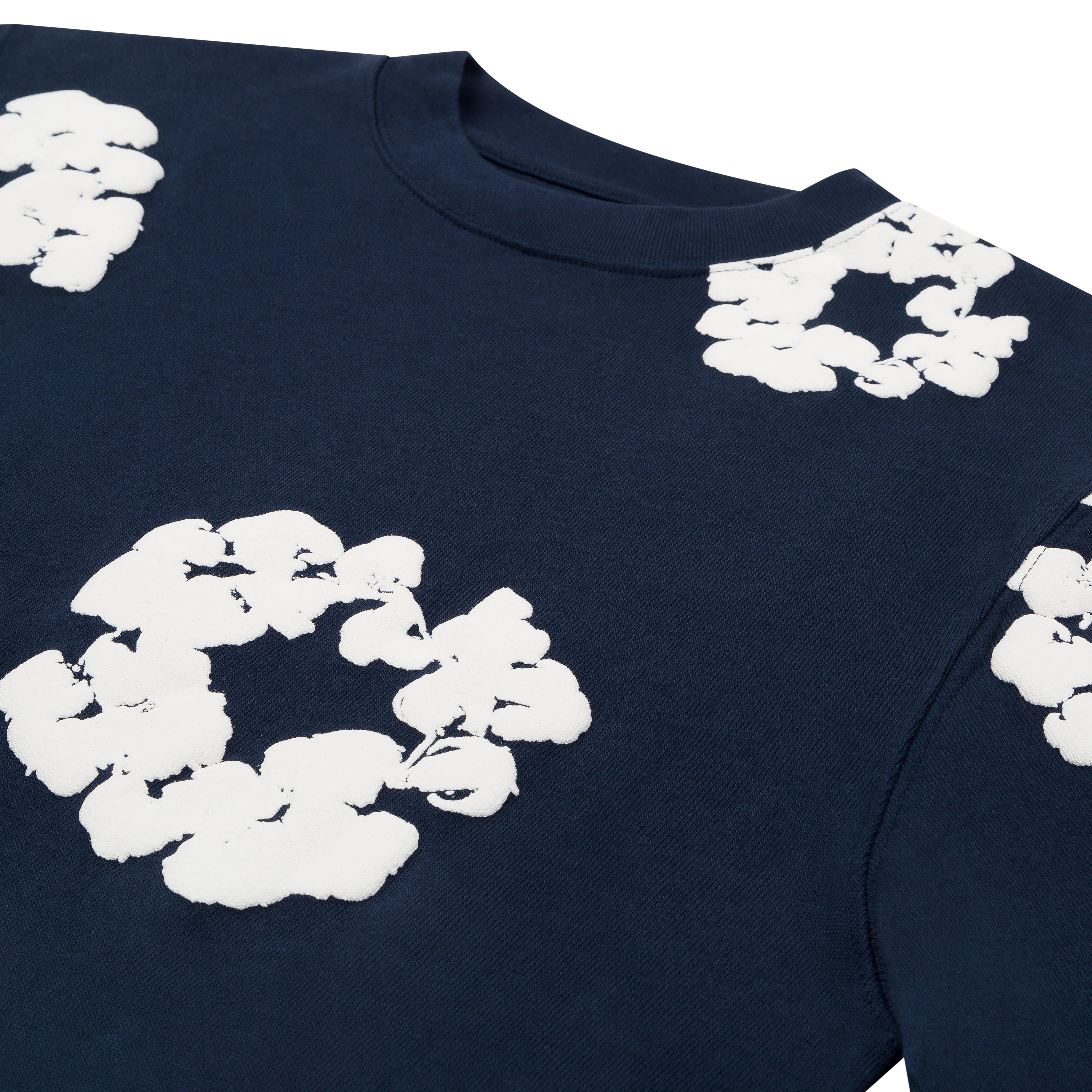 Cotton Wreath Long Sleeve Navy Navy