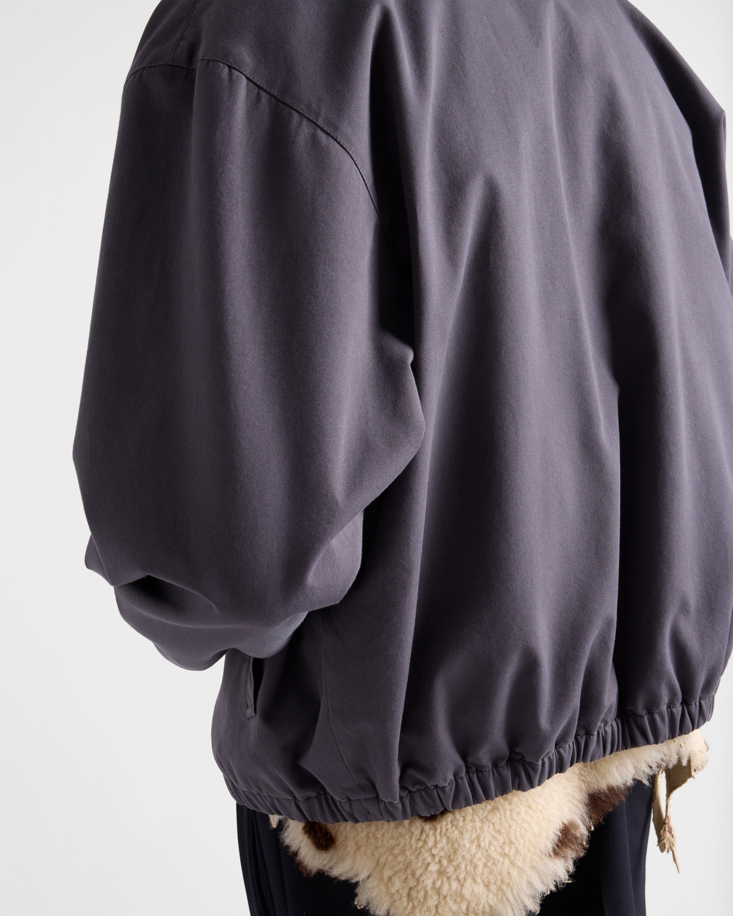 Cotton jacket Smoky Gray/Alabaster Pink