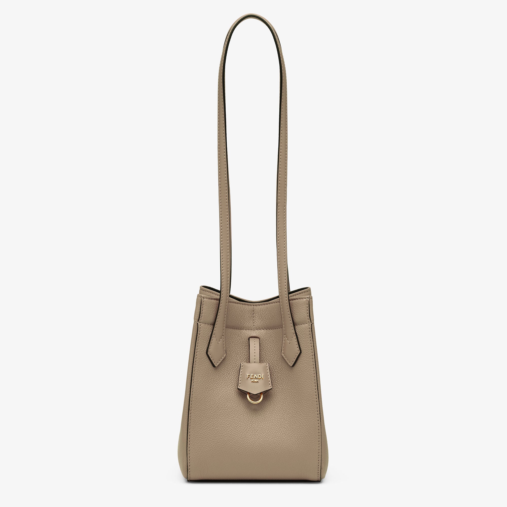 Fendi Origami Mini Dove gray leather mini bag that can be transformed