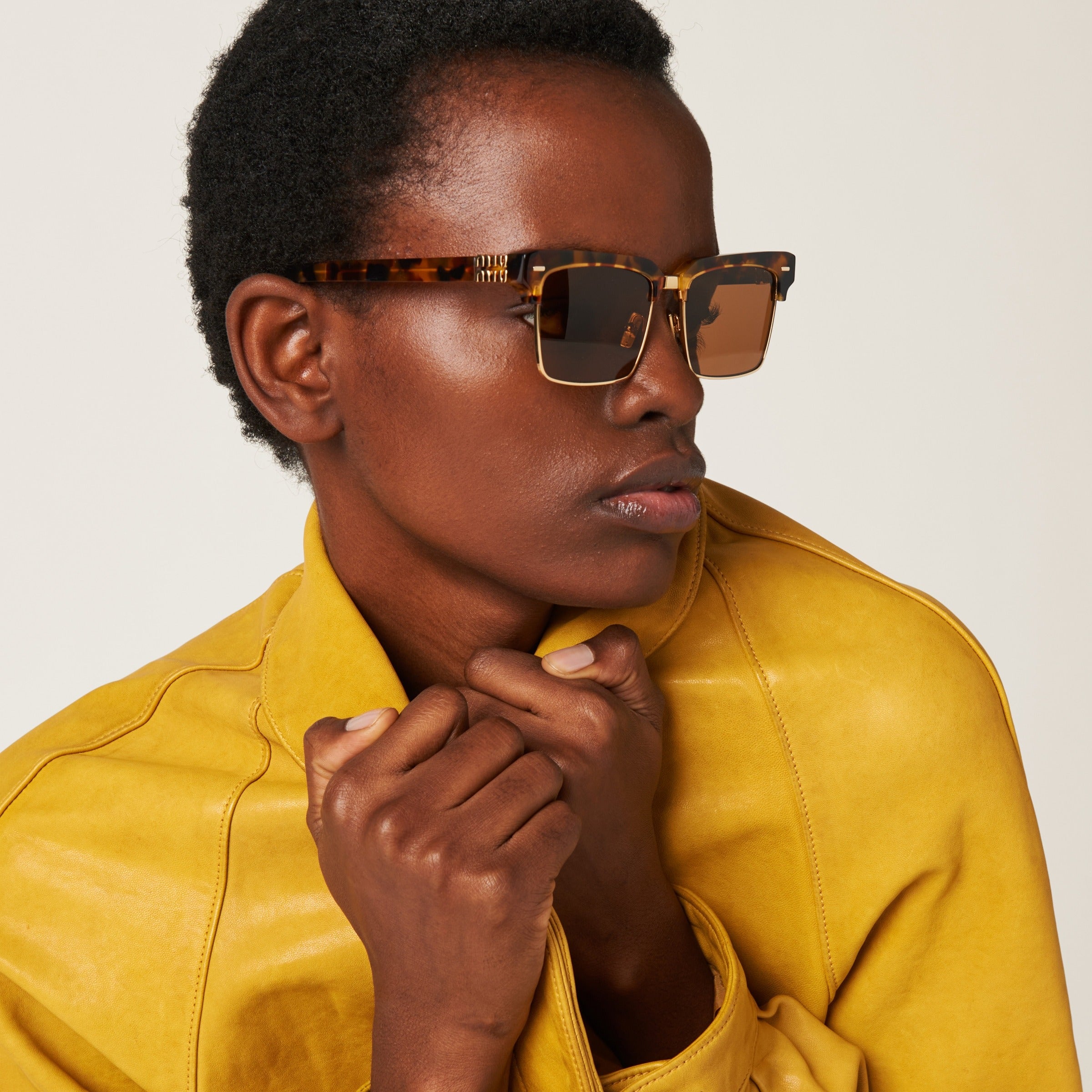Miu Miu Runway sunglasses Camel Beige Lenses