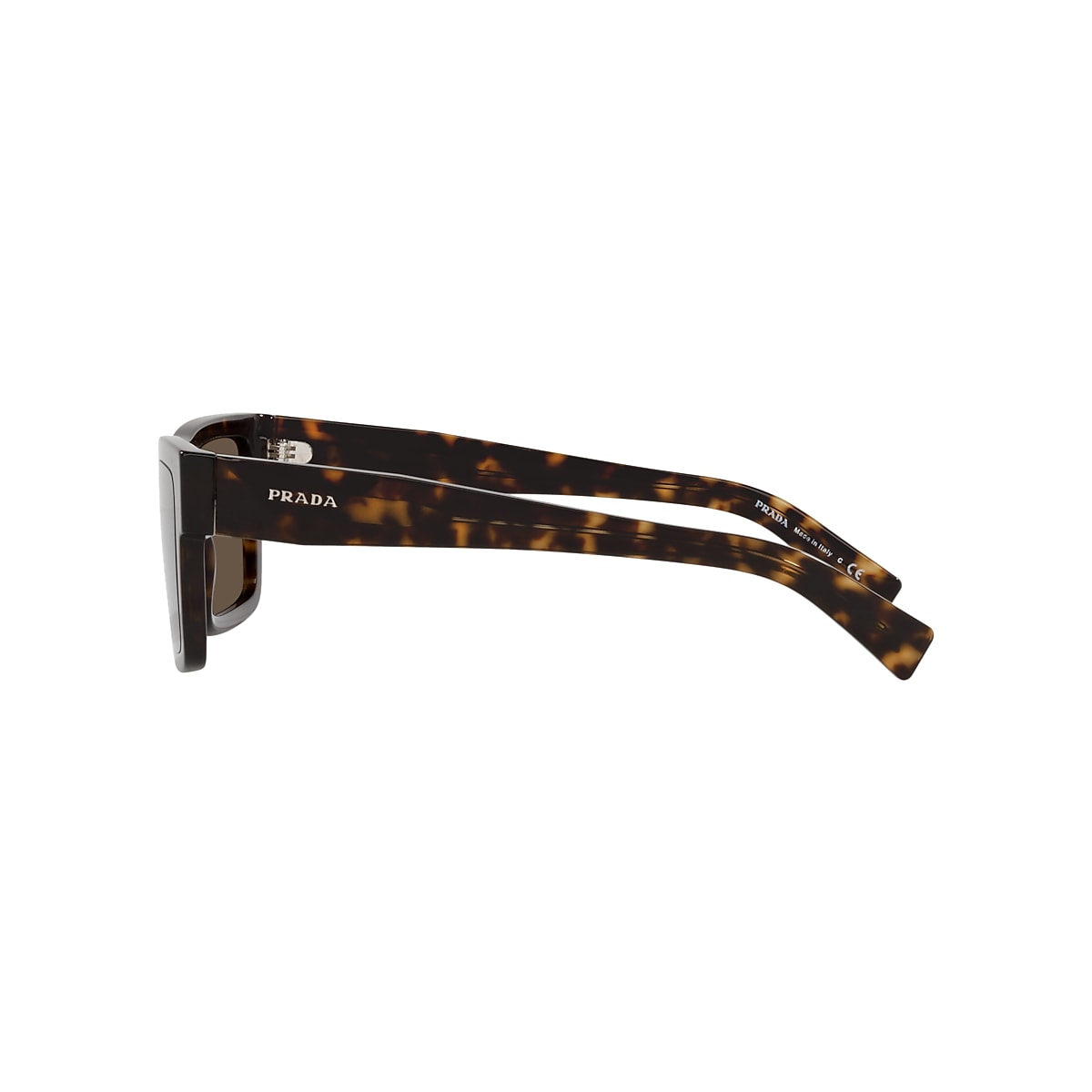 PRADA PR 19WS Tortoise - Men Luxury Sunglasses, Dark Brown Lens