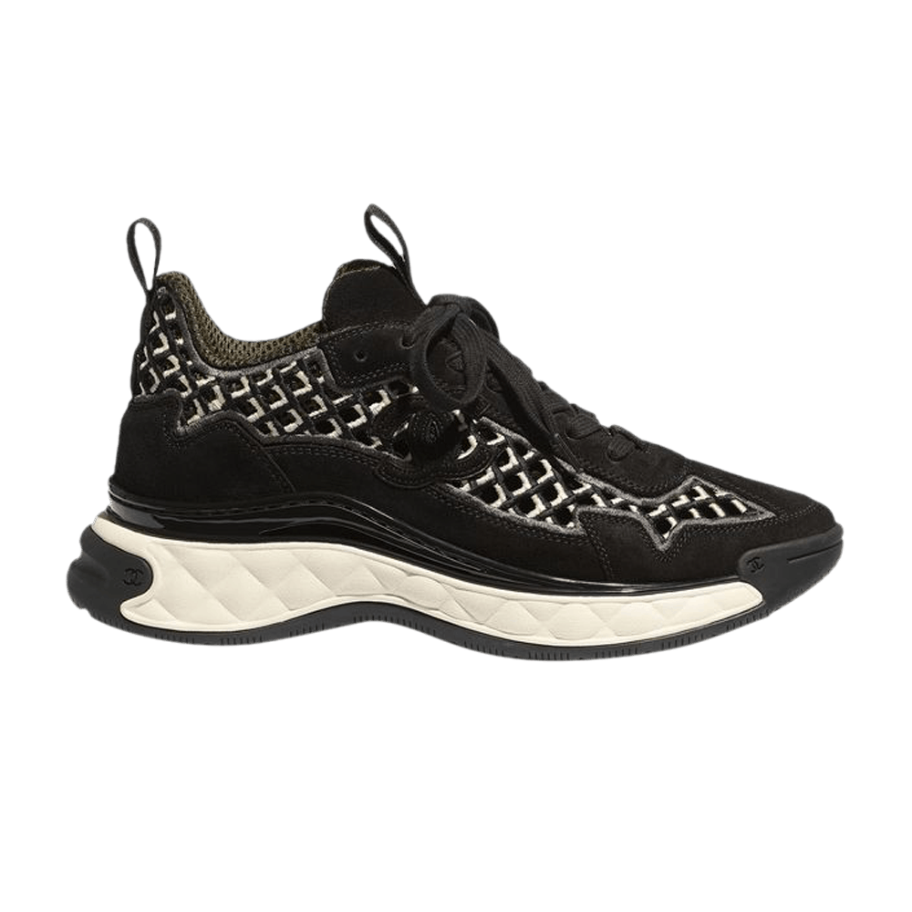 Chanel Trail Trainer Black Suede