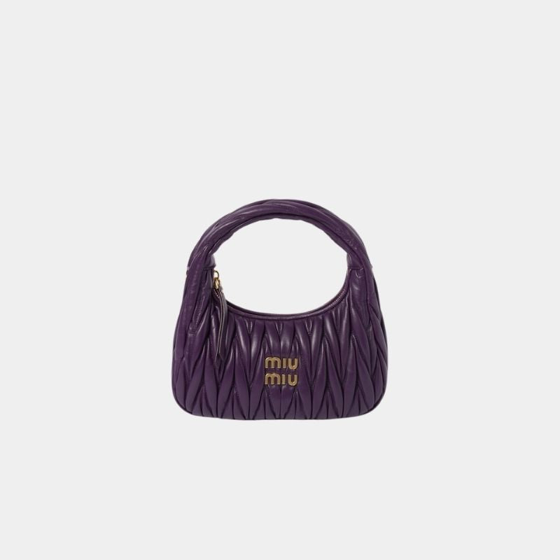 Wander Matelasse Nappa Leather Hobo Bag