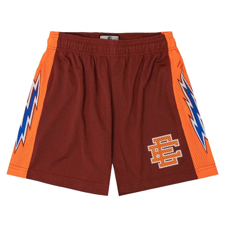 Eric Emanuel Basic Shorts 'Maroon/Orange'