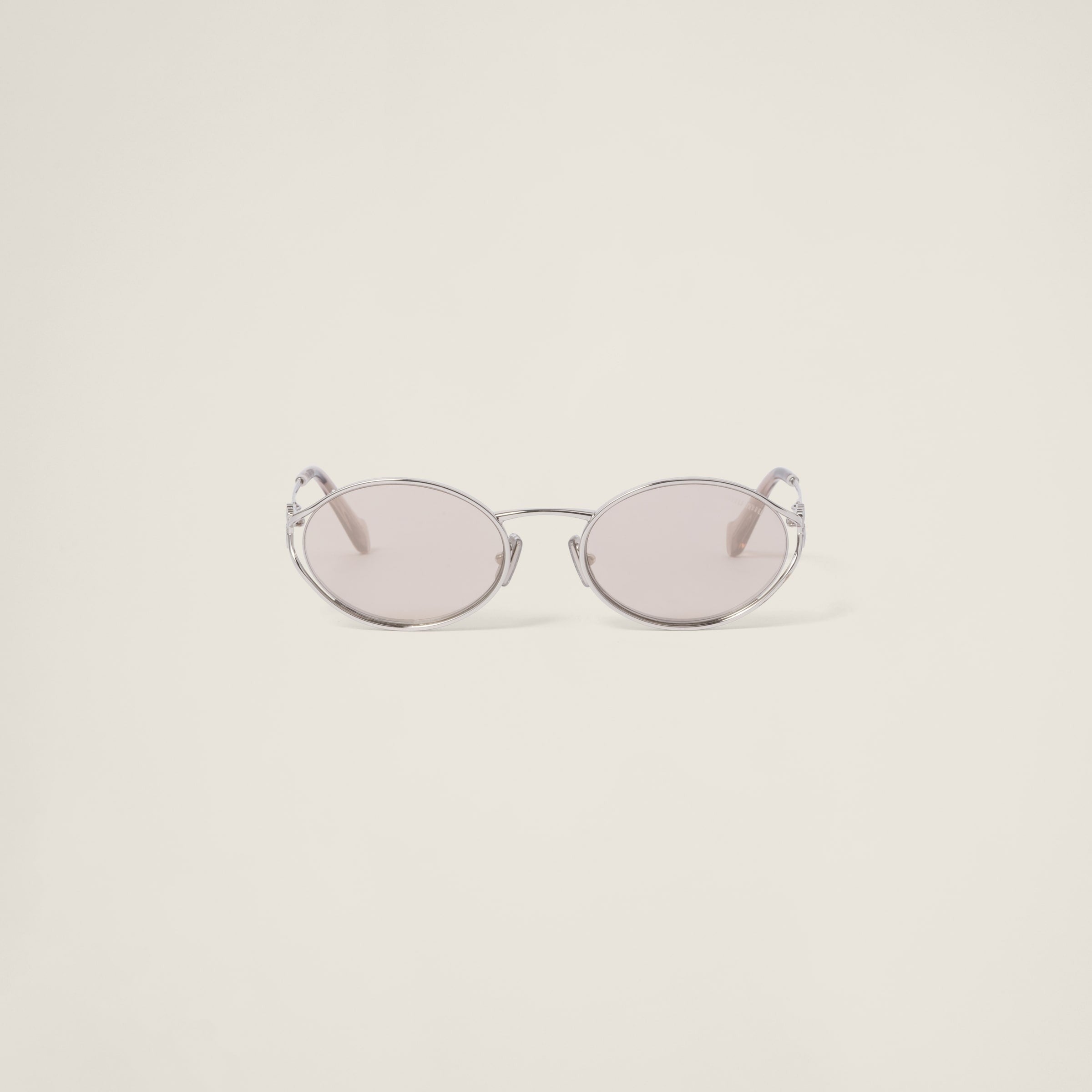 Miu Miu Logo sunglasses Light gold lenses