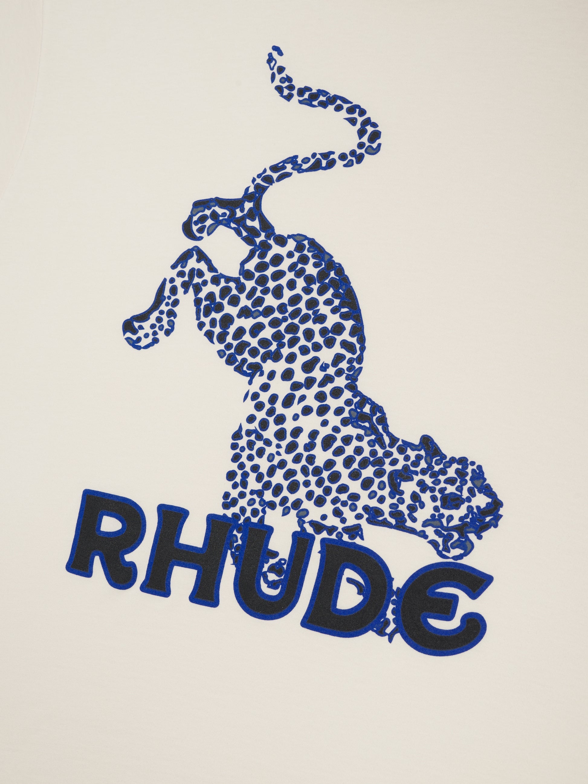 LEOPARD TEE - VTG WHITE