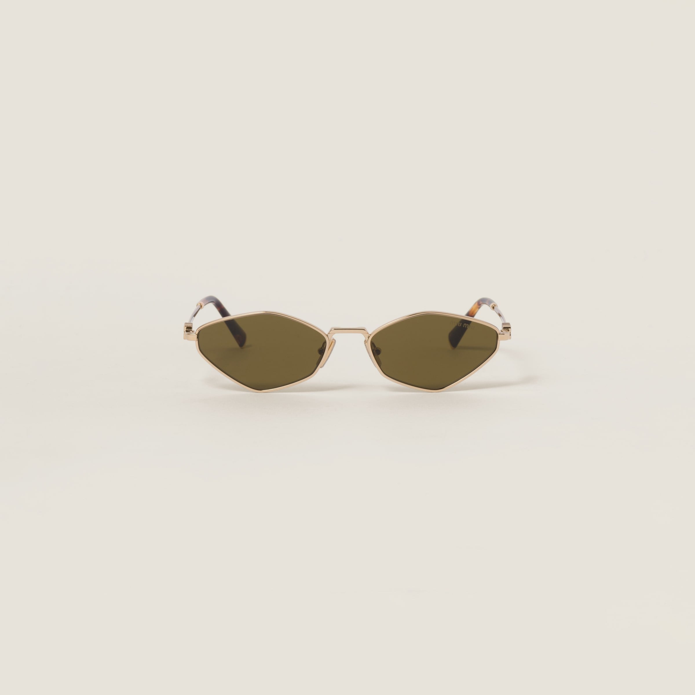 Miu Miu Logo sunglasses Loden Green Lenses