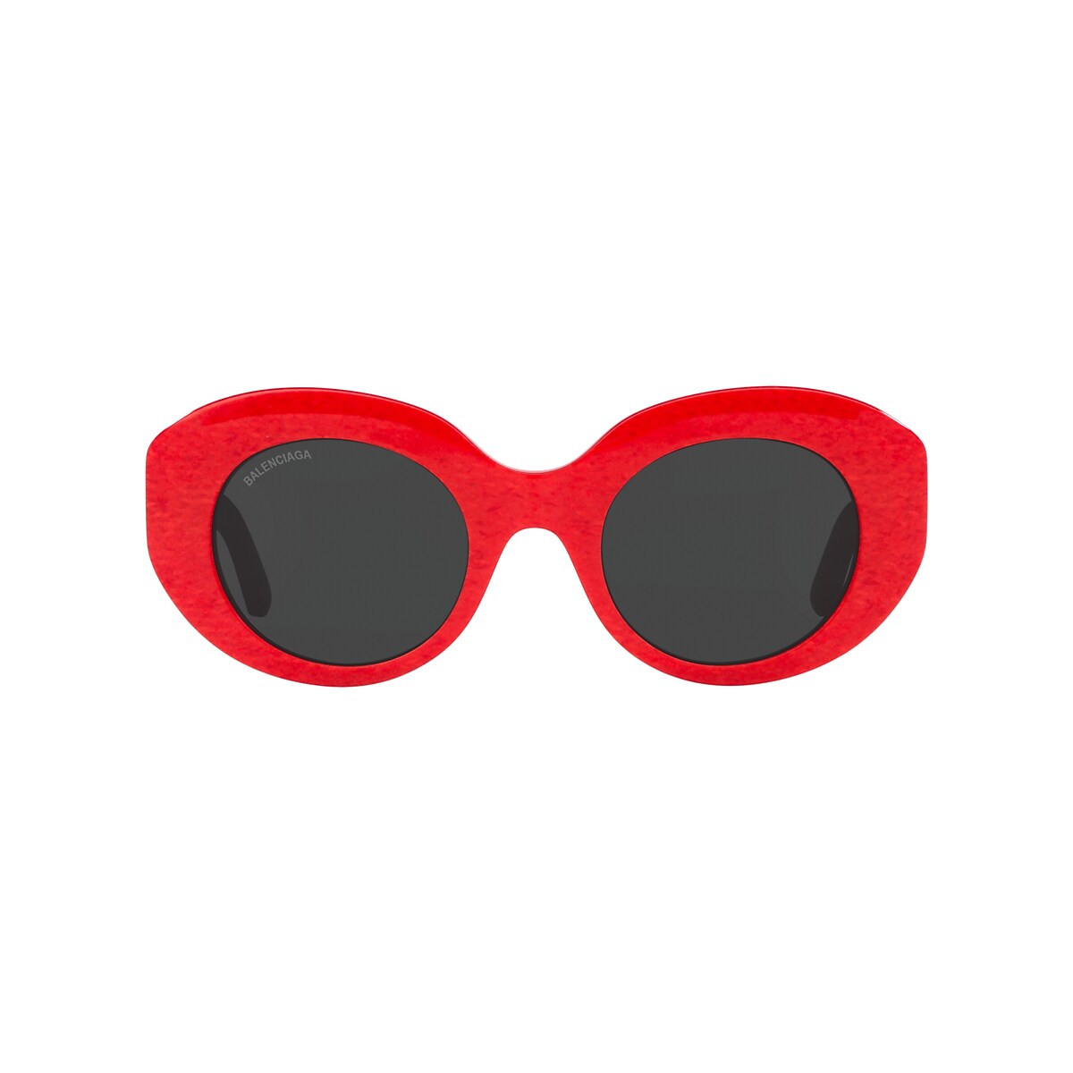 BALENCIAGA BB0235S Shiny Red - Women Sunglasses, Grey Lens