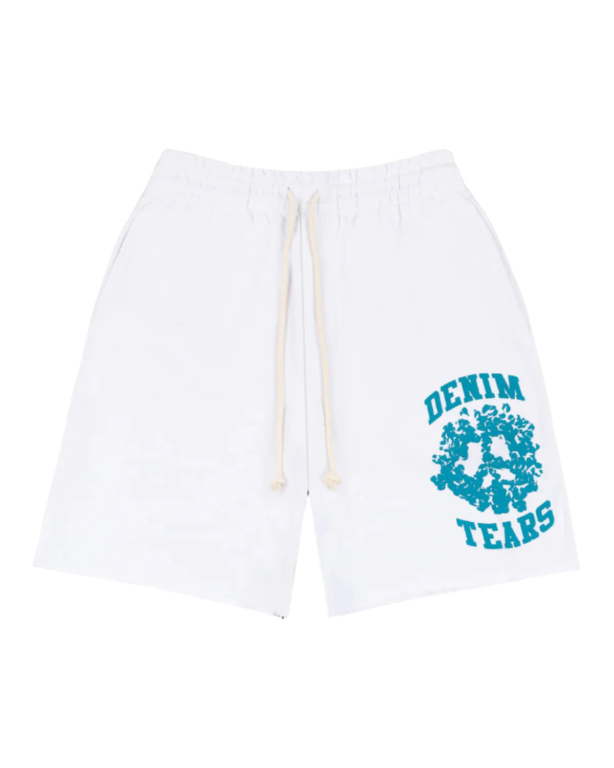 Denim University Sweat Shorts White White