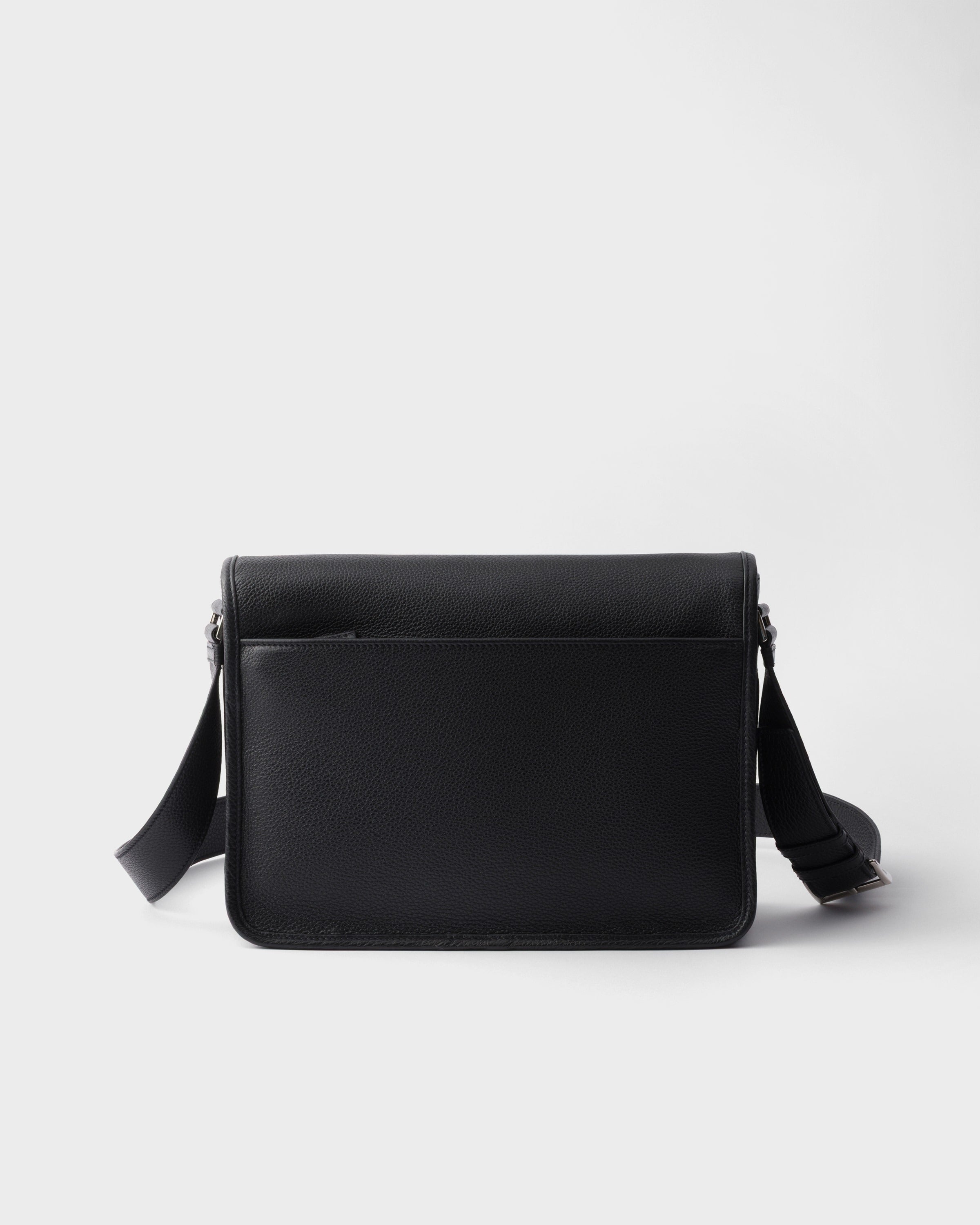 Leather shoulder bag Black