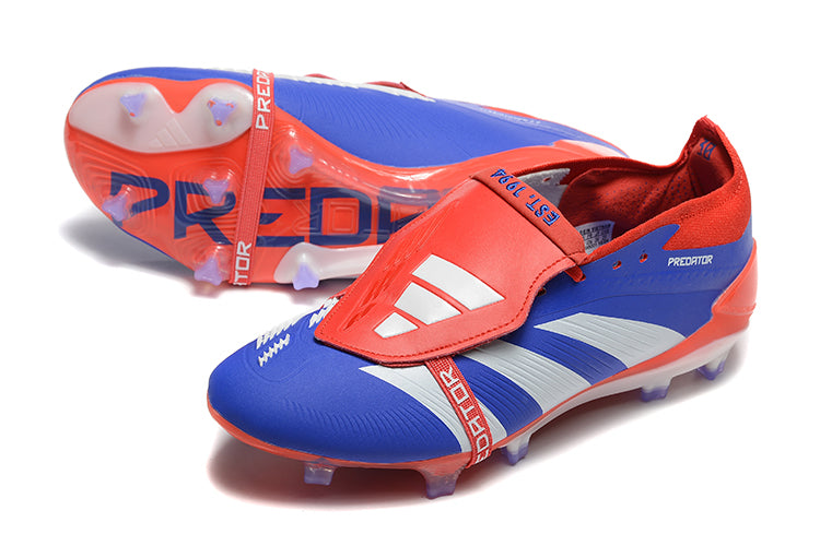 Adidas Predator Elite Tongue Blue White Fire Red