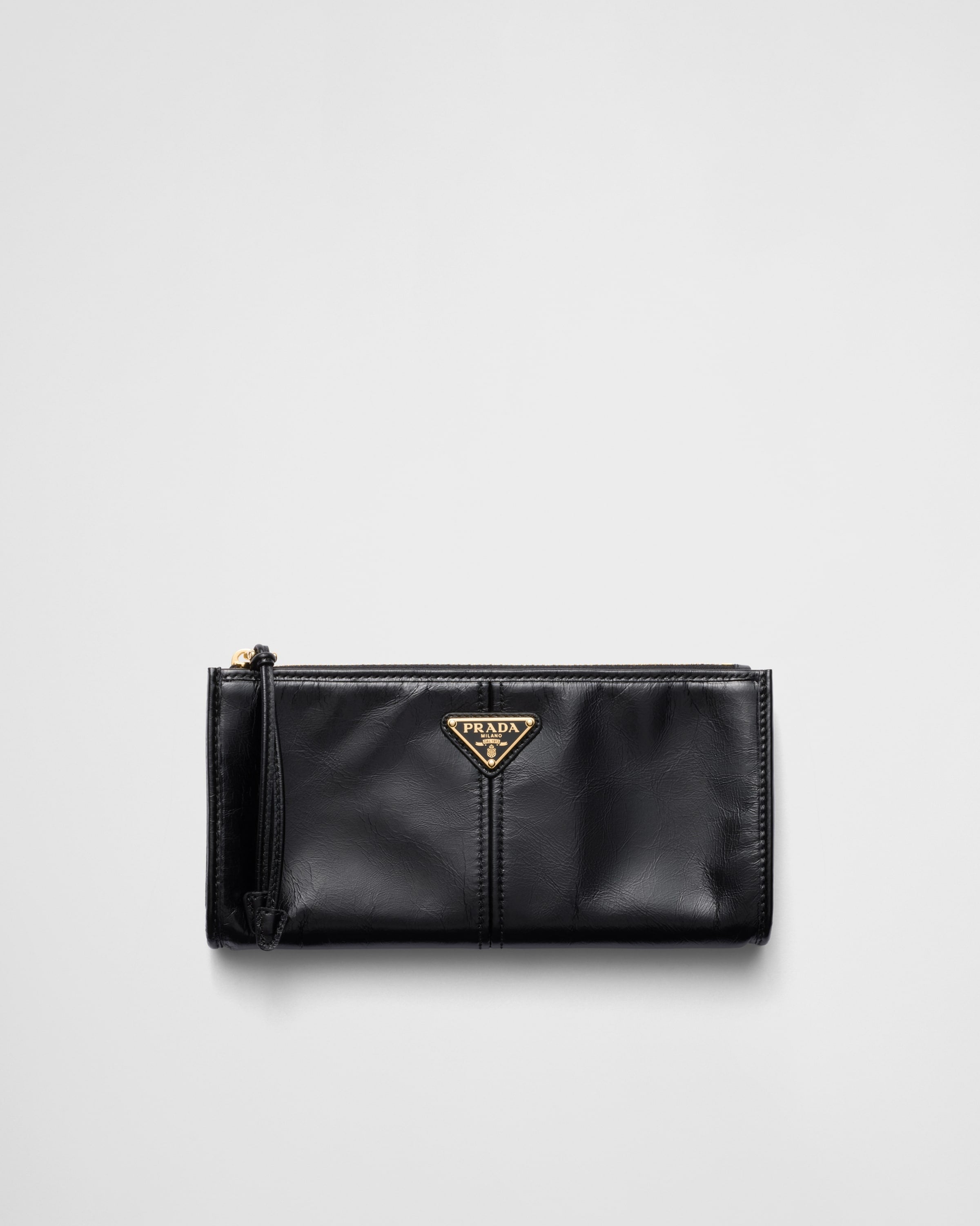 Leather pouch Black