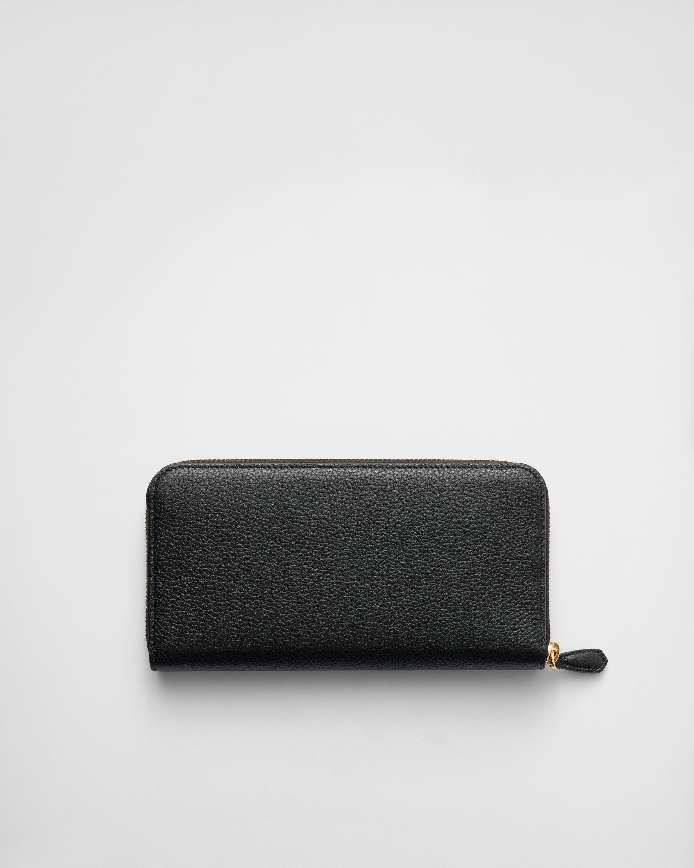 Large leather wallet Black