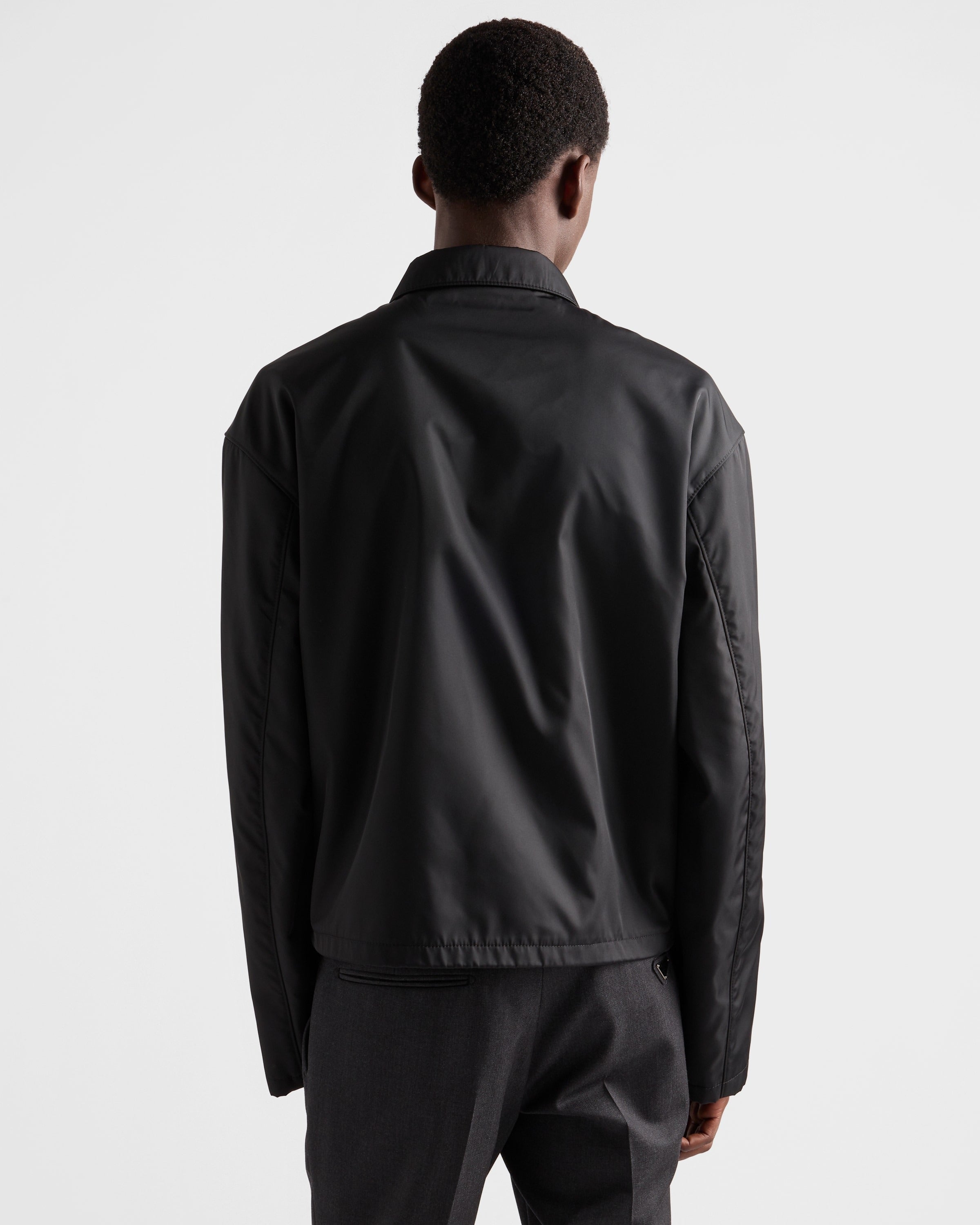 Re-Nylon blouson jacket Black