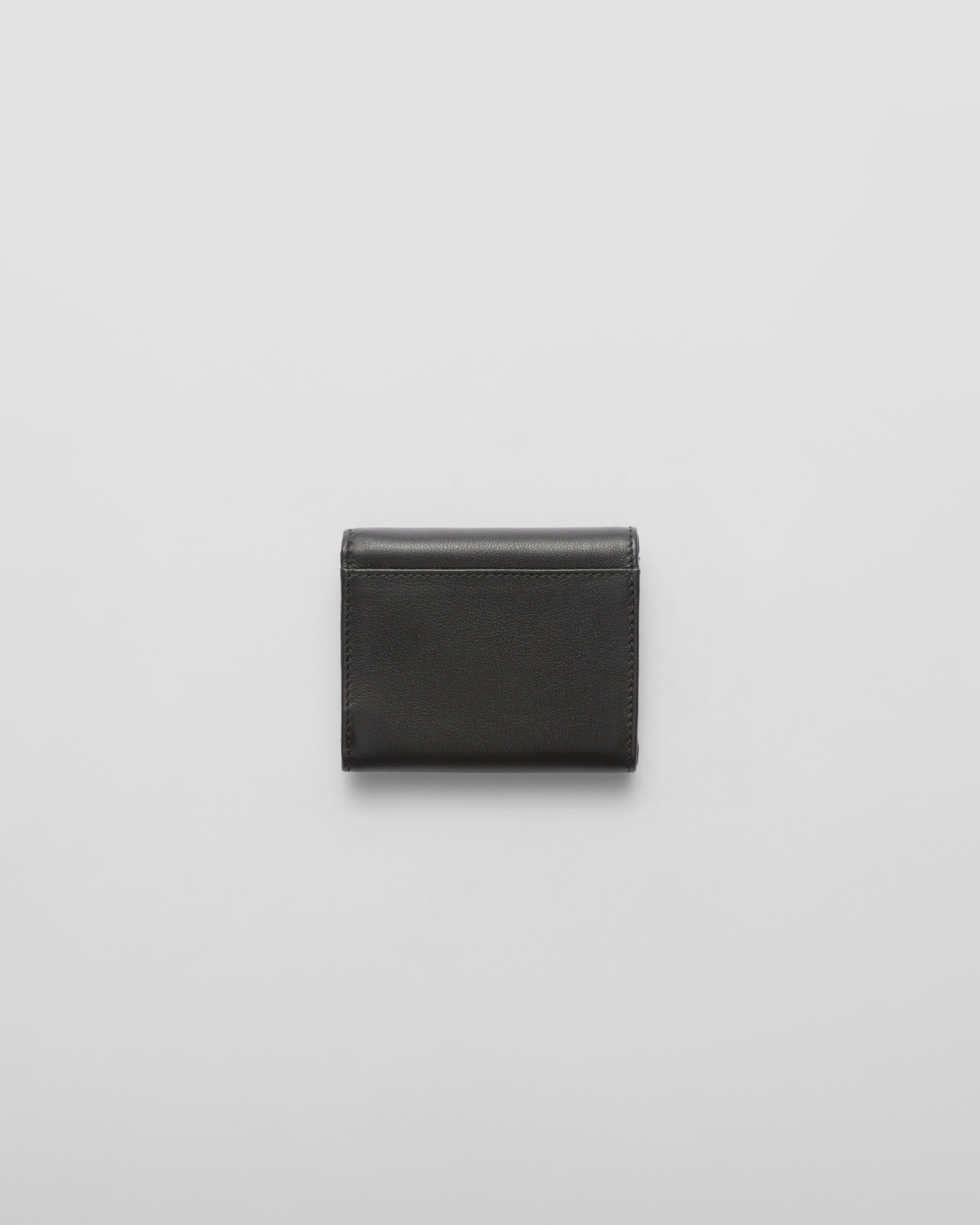 Small leather wallet Black