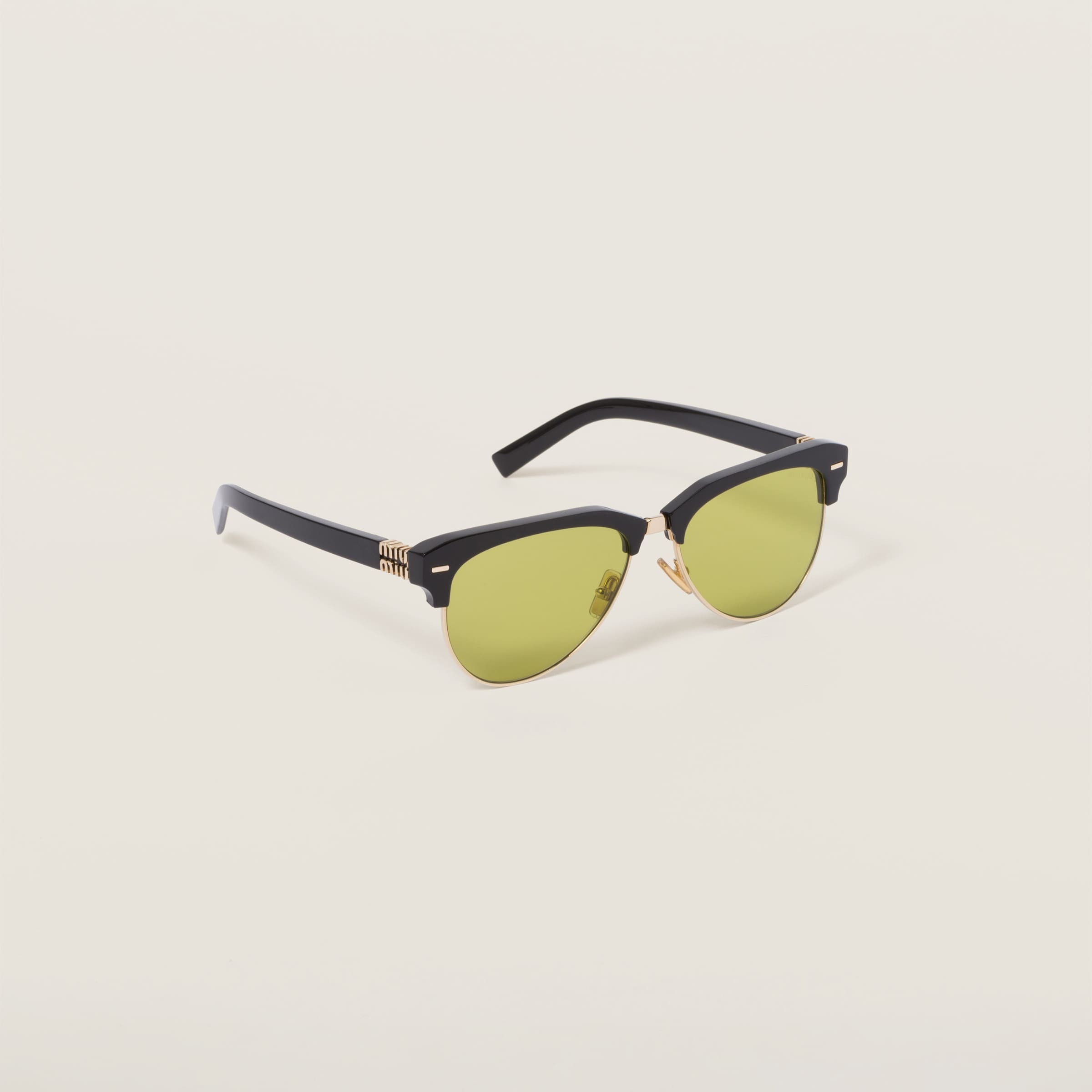 Miu Miu Runway sunglasses Acid Yellow lenses