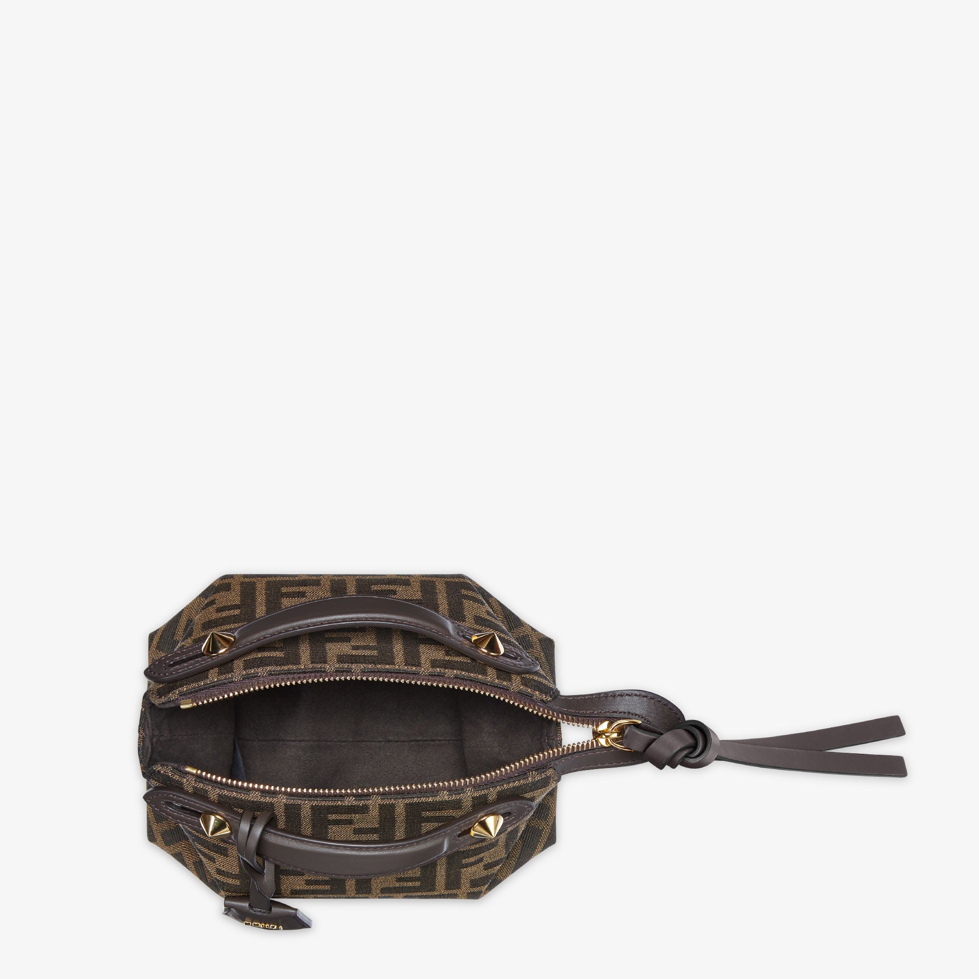 By The Way Soft Mini Brown FF jacquard fabric mini bag