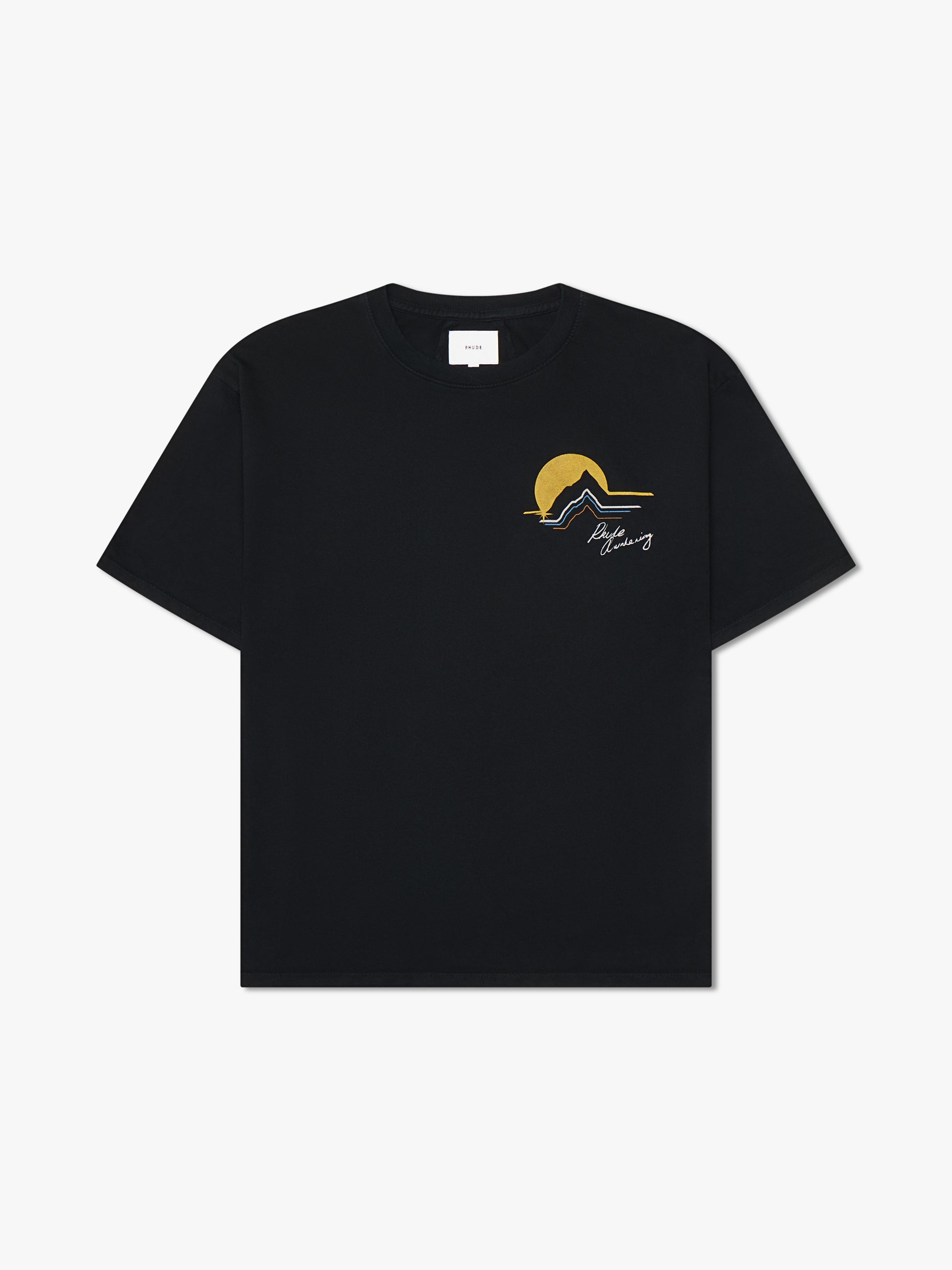 RHUDE AWAKENING TEE - VTG BLACK
