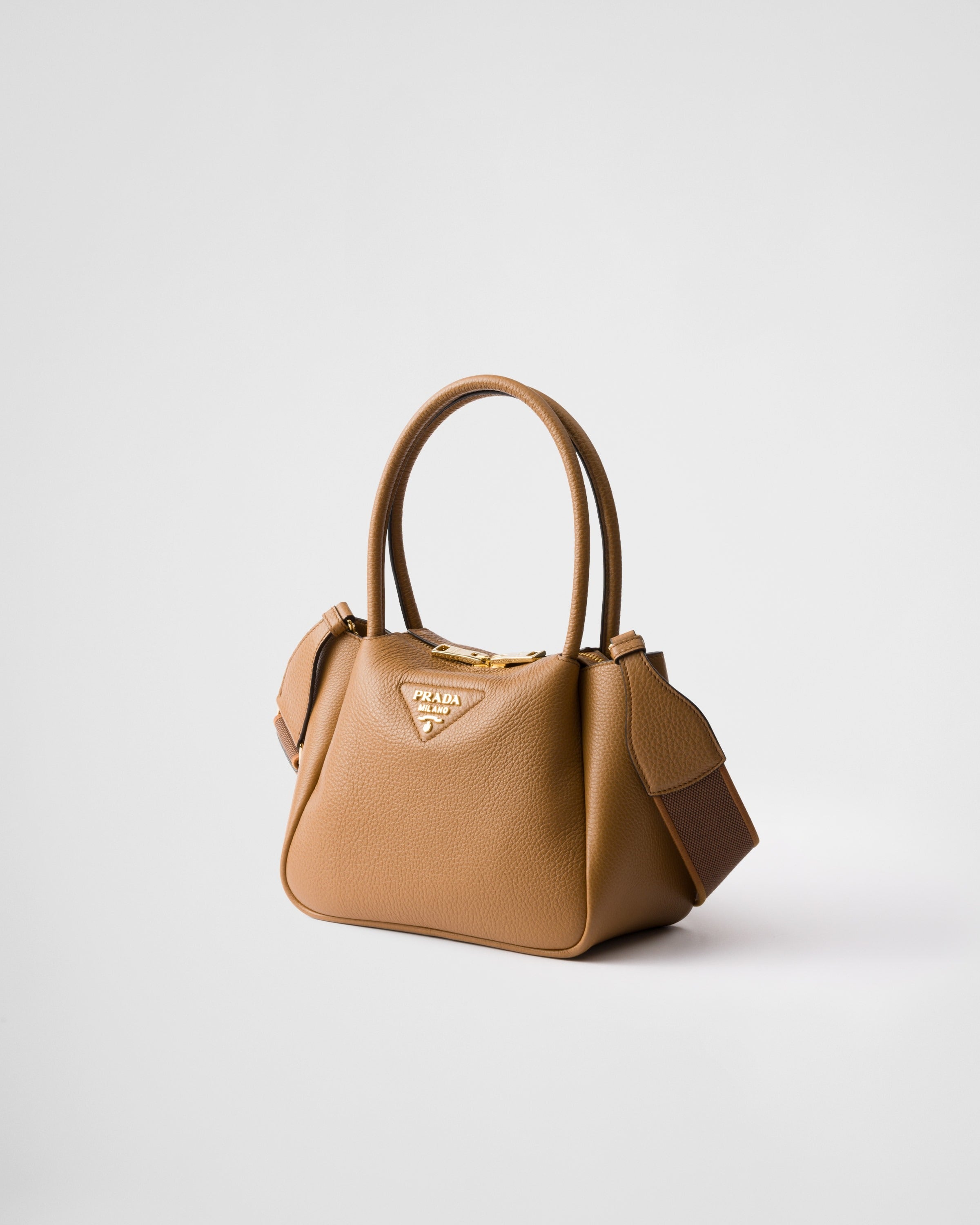 Small leather bag Caramel