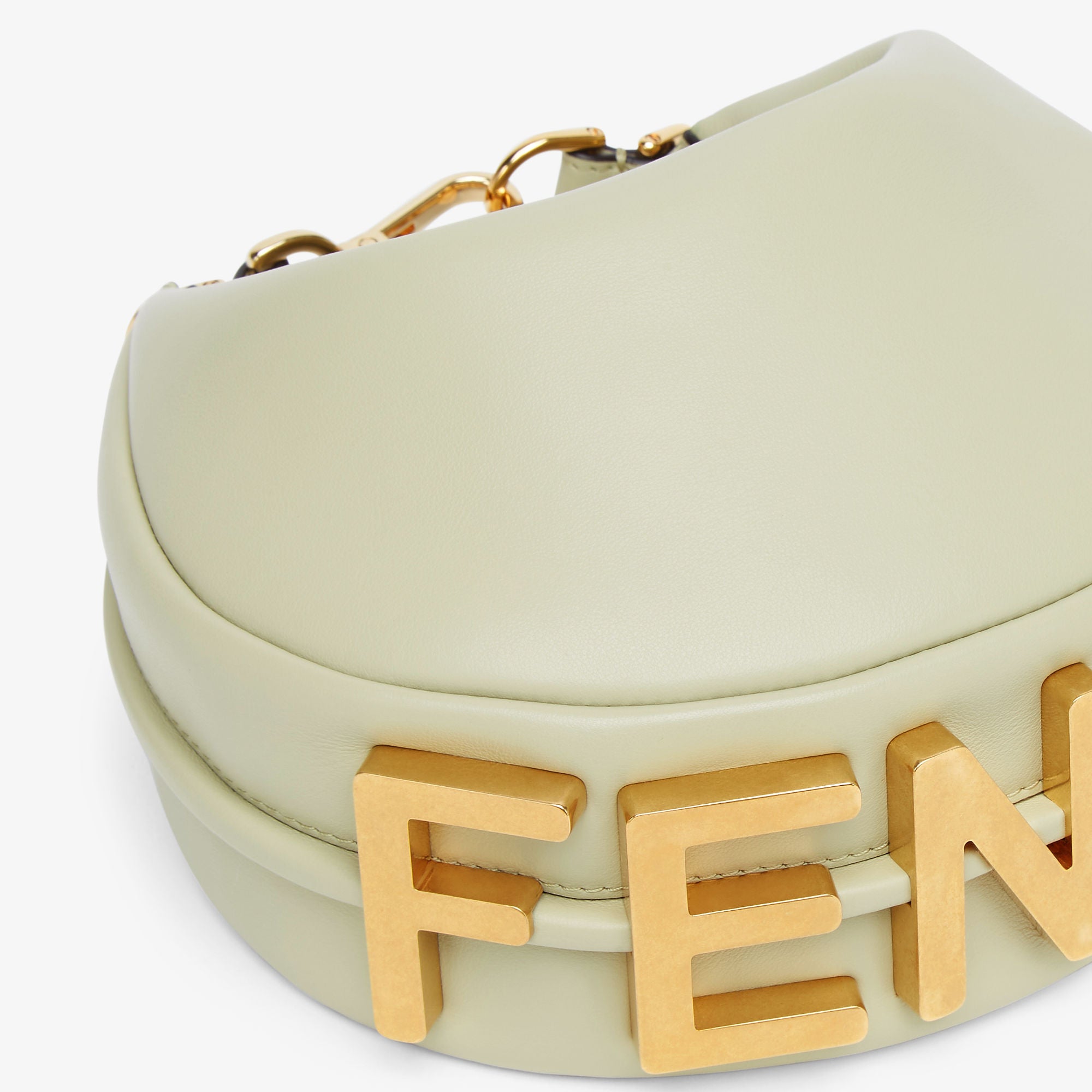Fendigraphy Mini Sage green leather mini-bag