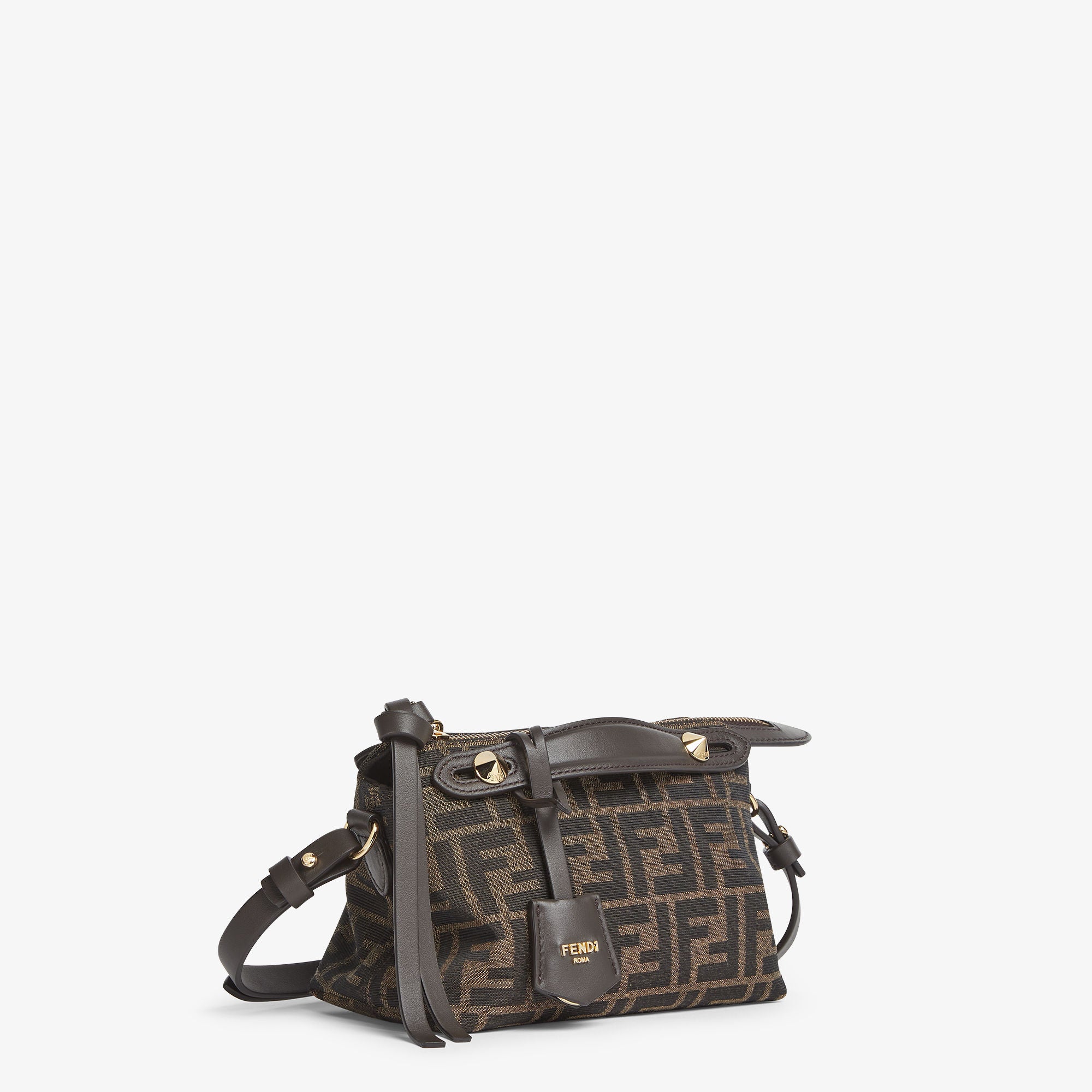 By The Way Soft Mini Brown FF jacquard fabric mini bag