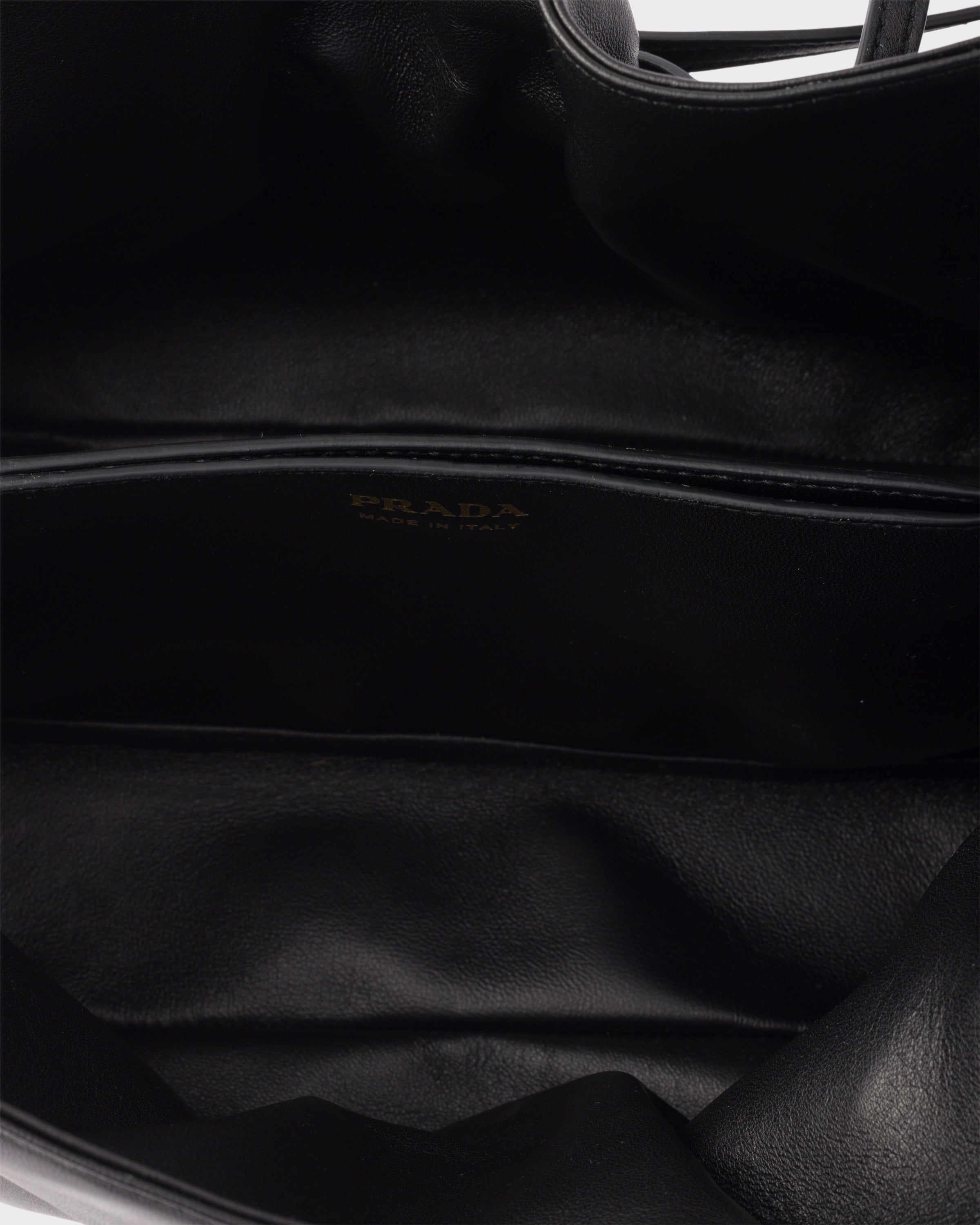 Small Prada Dada nappa leather bag Black