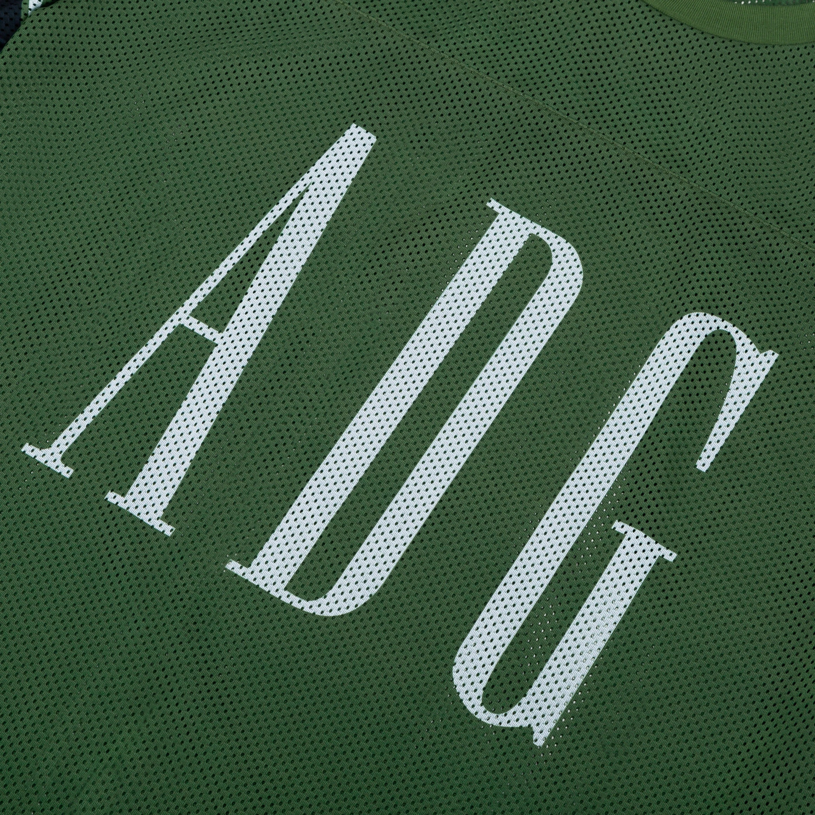 ADG Inc. Mesh Varsity Tee Green