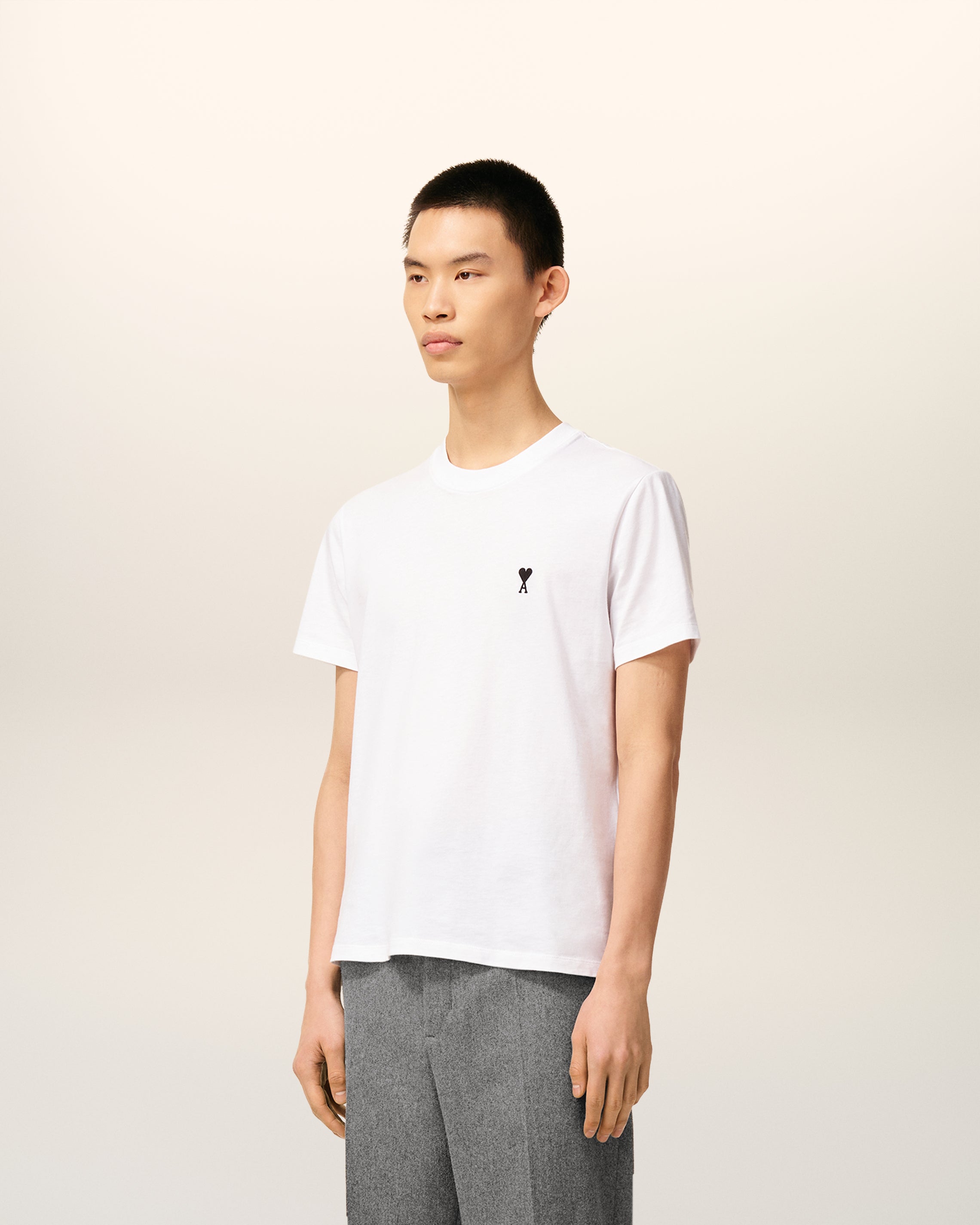 White Cotton Ami De Coeur T-shirt WHITE