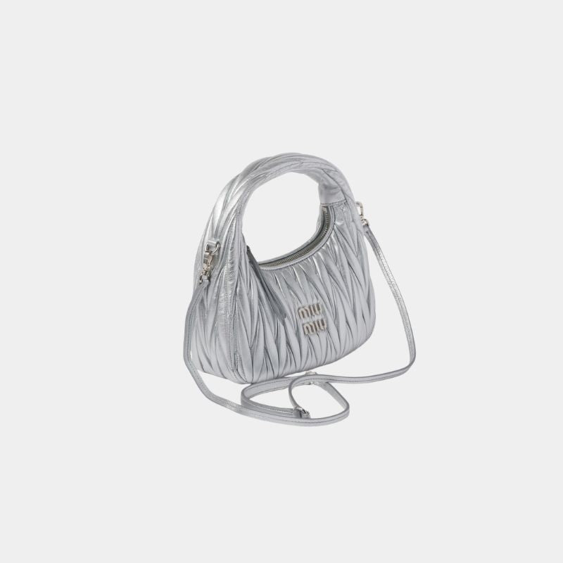 Wander Matelasse Nappa Leather Hobo Bag