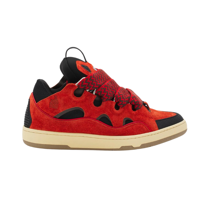 Lanvin Leather Curb Red