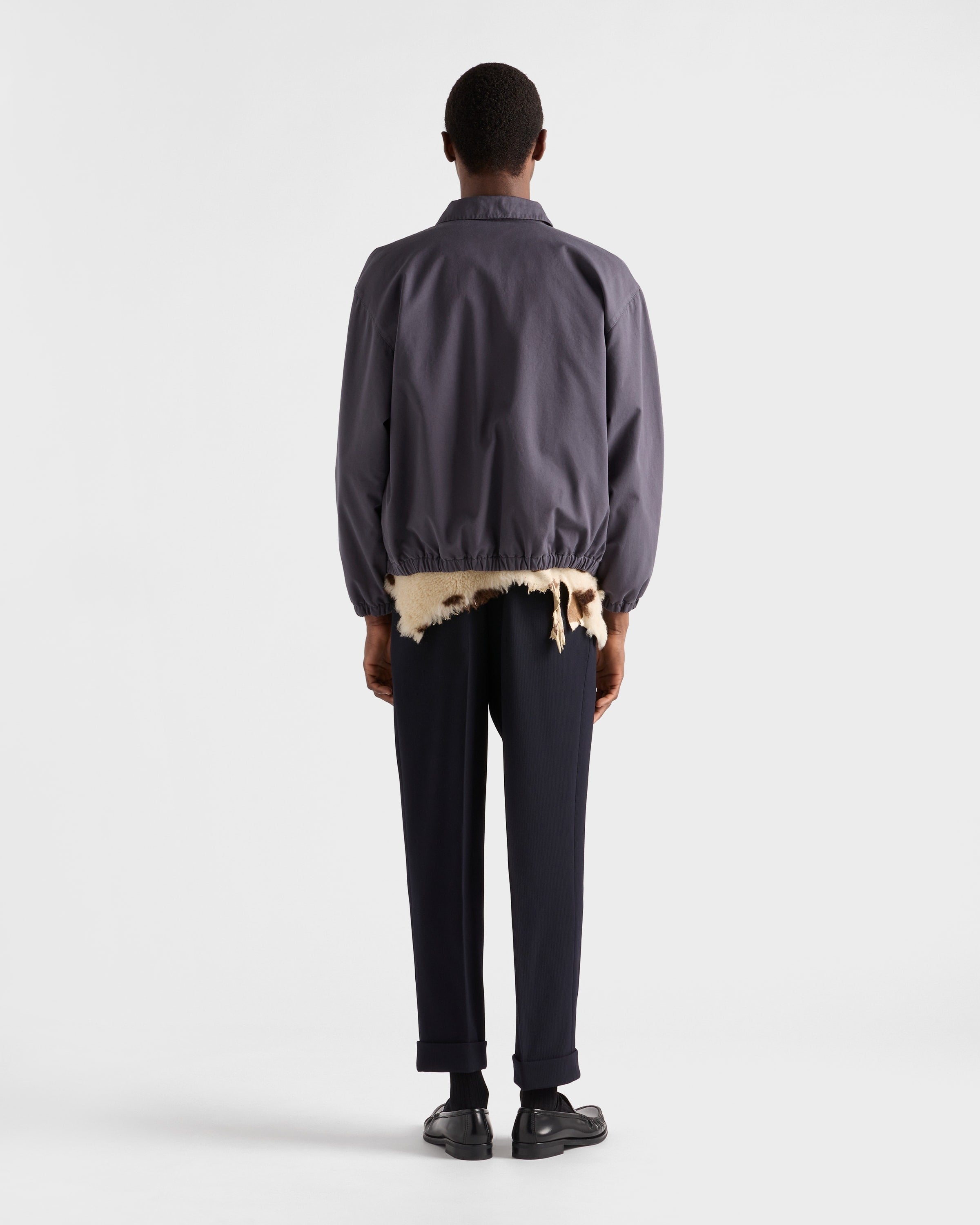 Cotton jacket Smoky Gray/Alabaster Pink