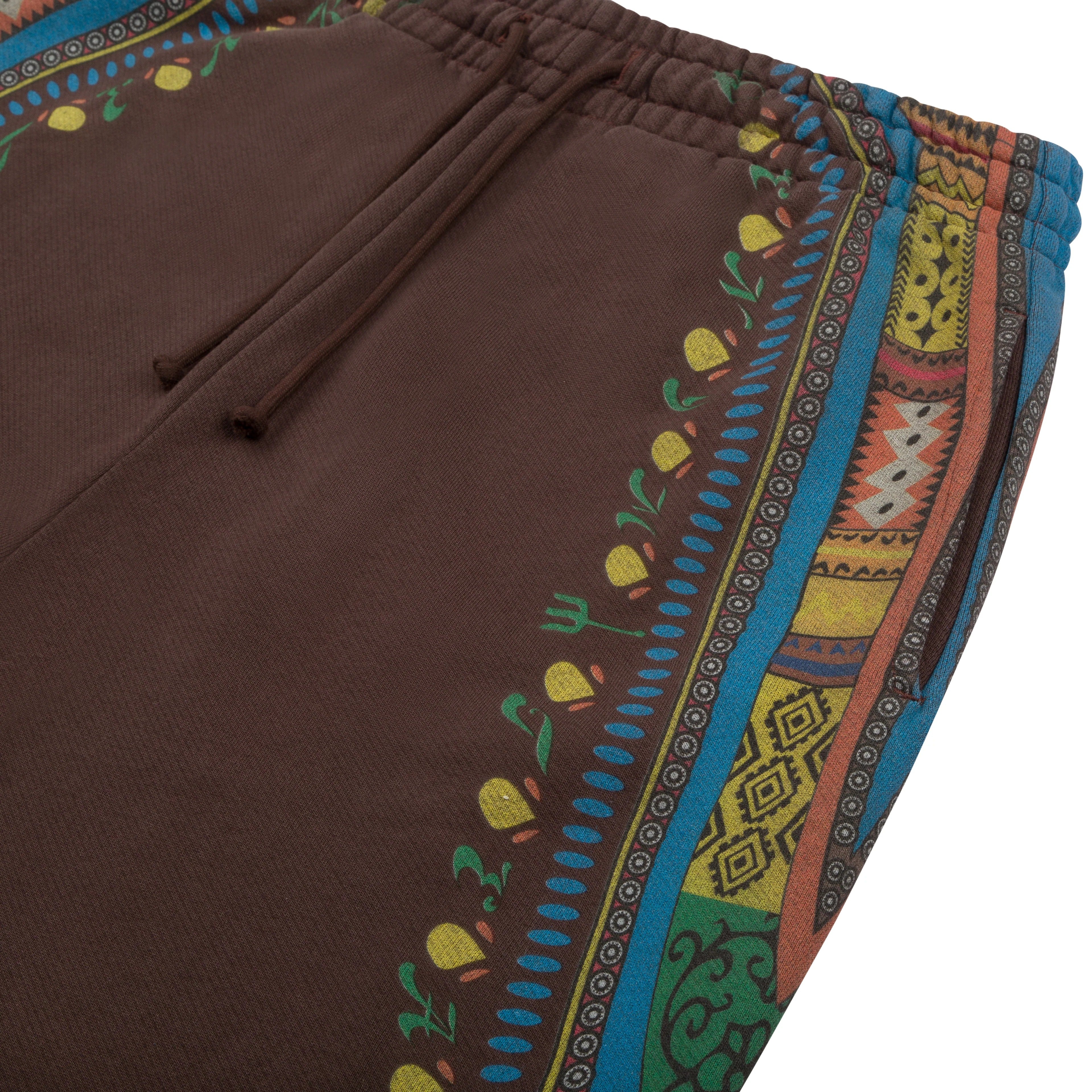 Dashiki Trompe L’oeil Sweatpants Brown