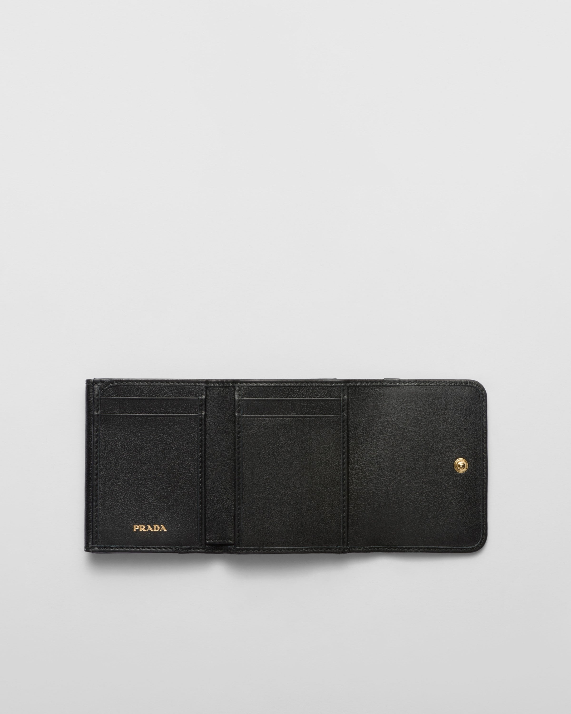 Small leather wallet Black