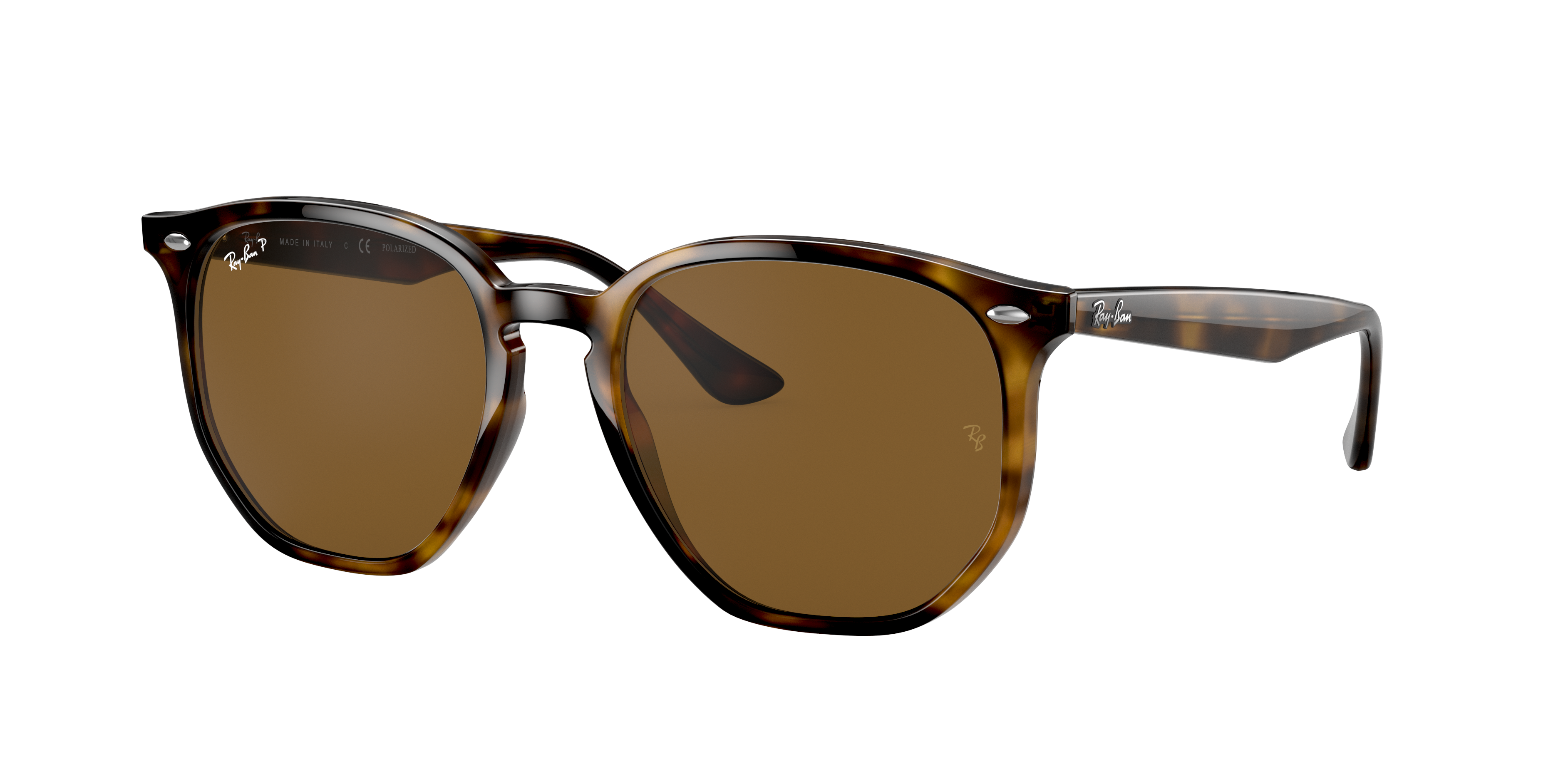 RAY-BAN RB4306 Light Havana - Unisex Sunglasses, B-15 Brown Lens