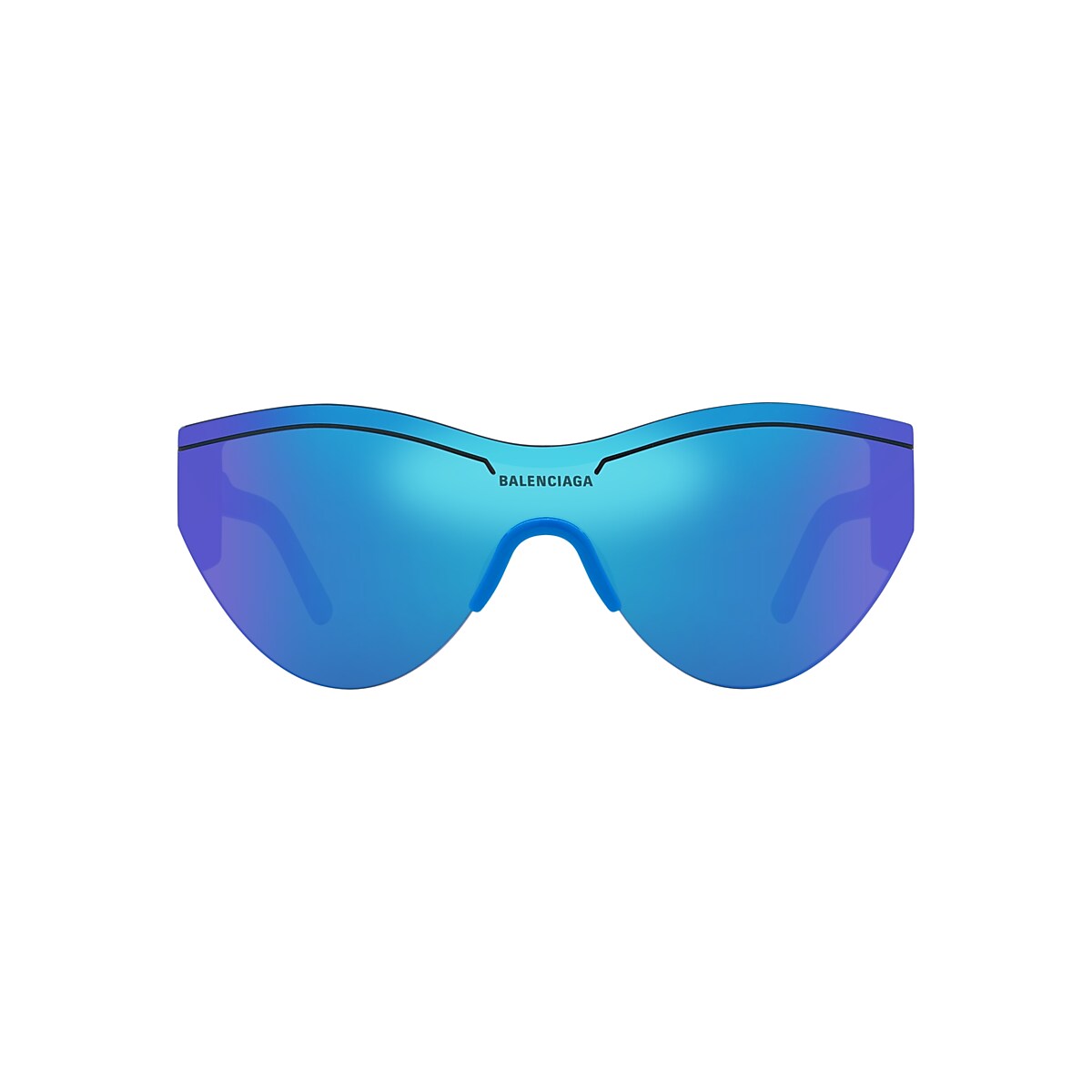BALENCIAGA BB0004S Blue Light - Unisex Sunglasses, Blue Lens