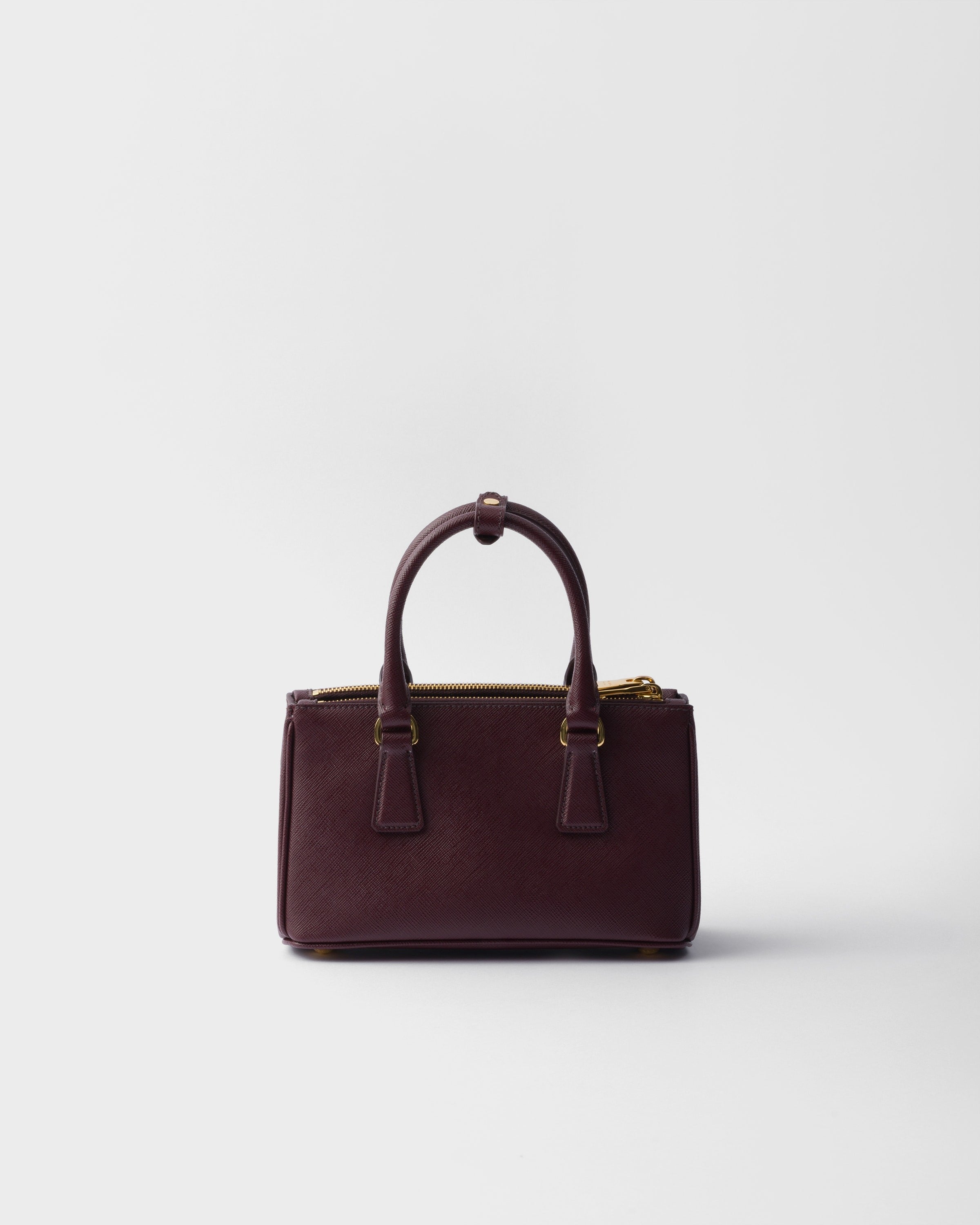 Prada Galleria Saffiano leather mini-bag Burgundy