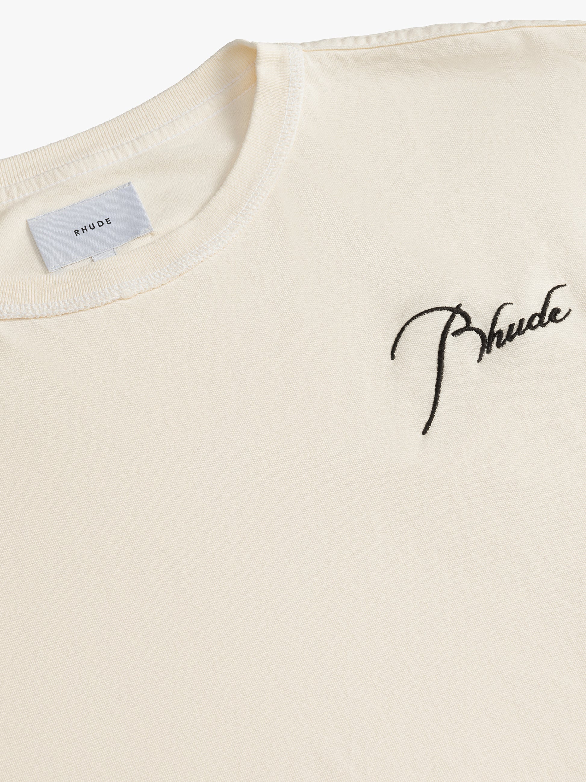 REVERSE TEE - VTG WHITE