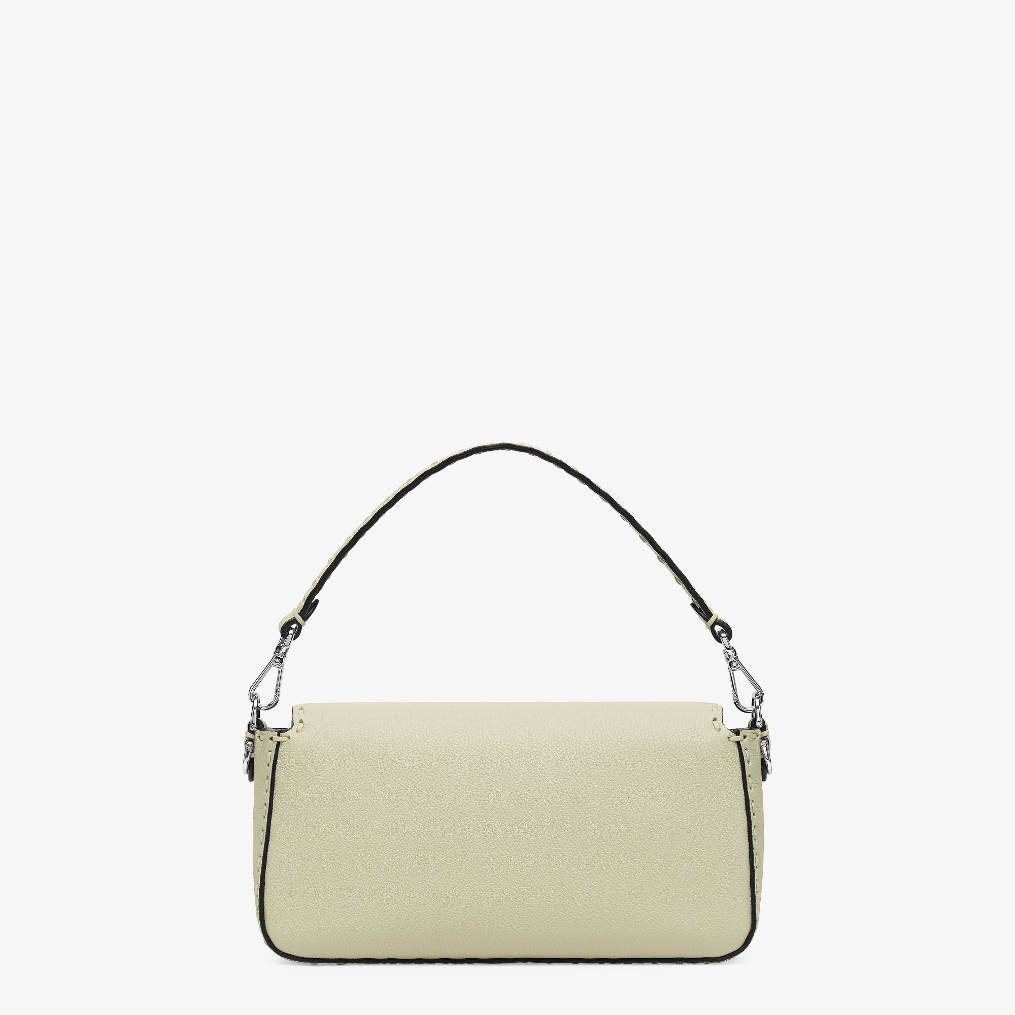 Baguette Sage green Selleria bag with 612 hand-sewn topstitches