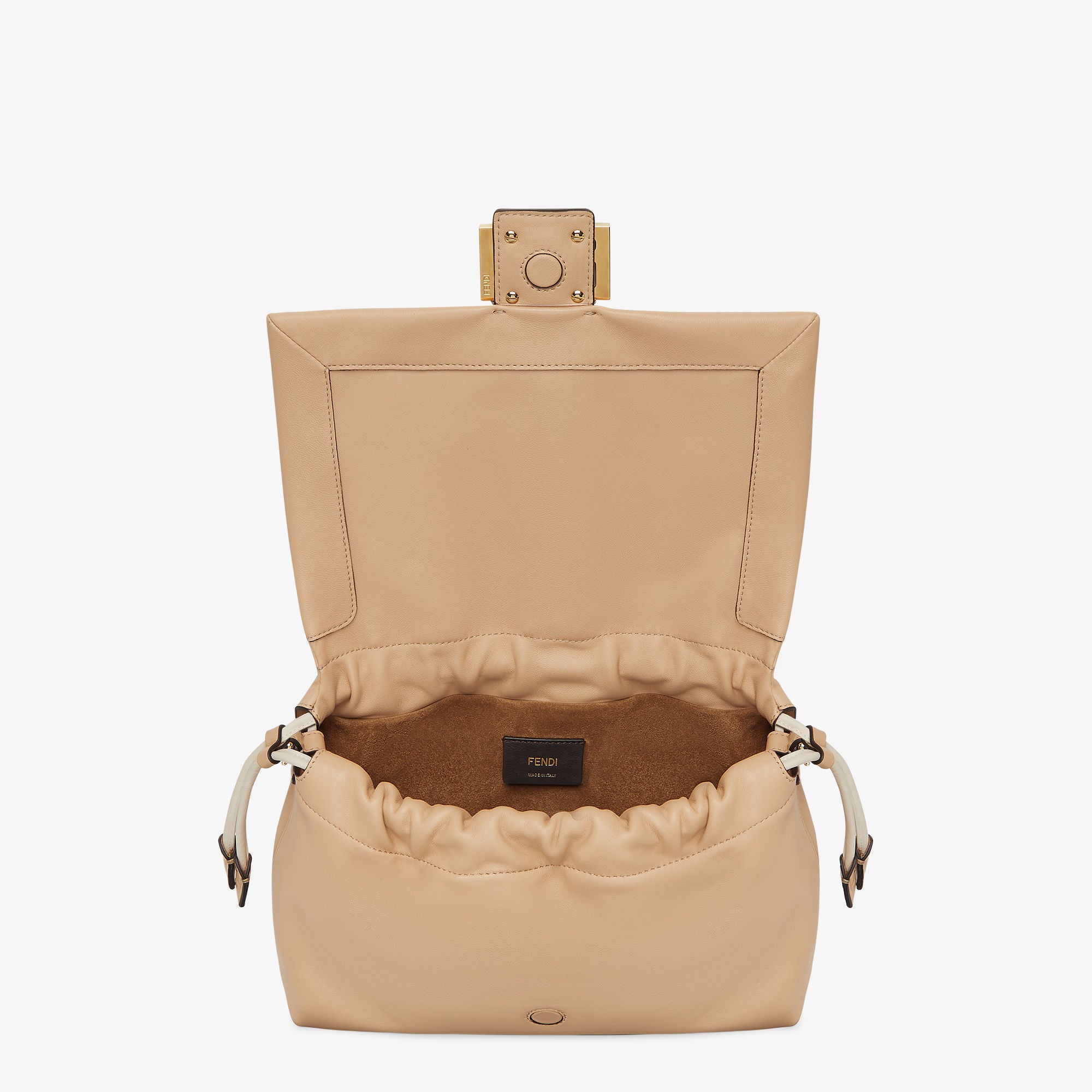 Mamma Baguette Medium Pale pink nappa leather bag