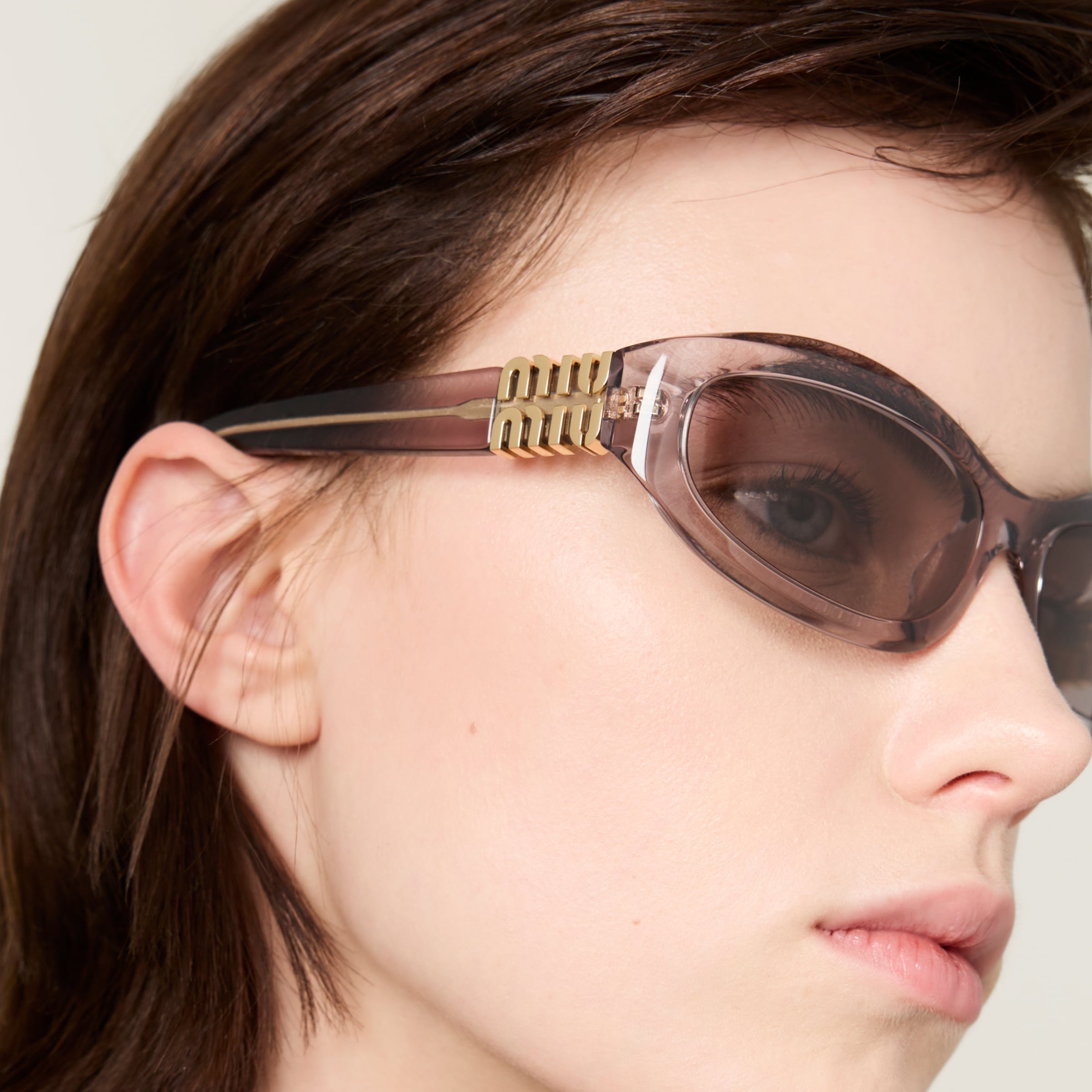 Miu Glimpse sunglasses MAUVE LENSES