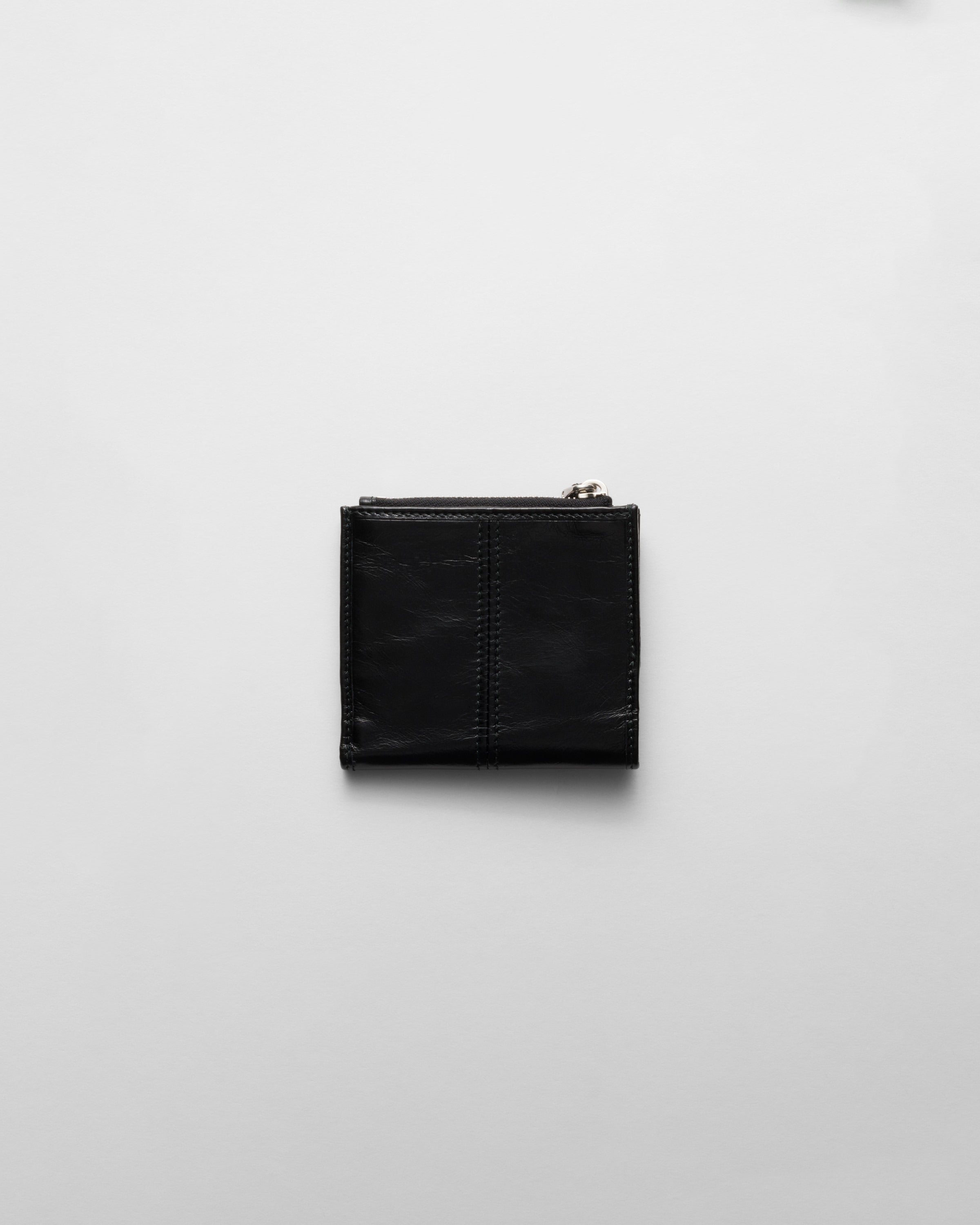 Small leather wallet Black