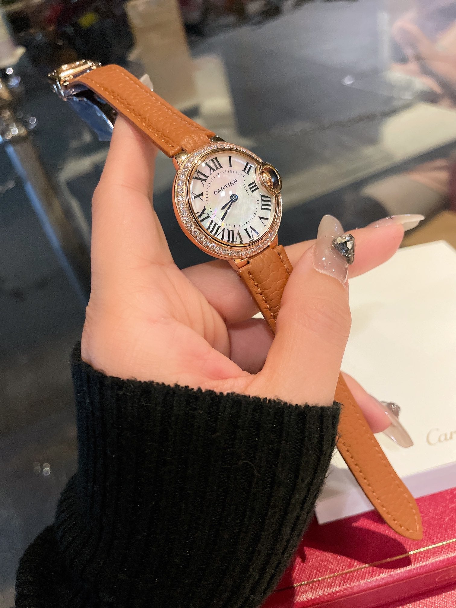 Cartier Ballon Bleu 33mm White Dial