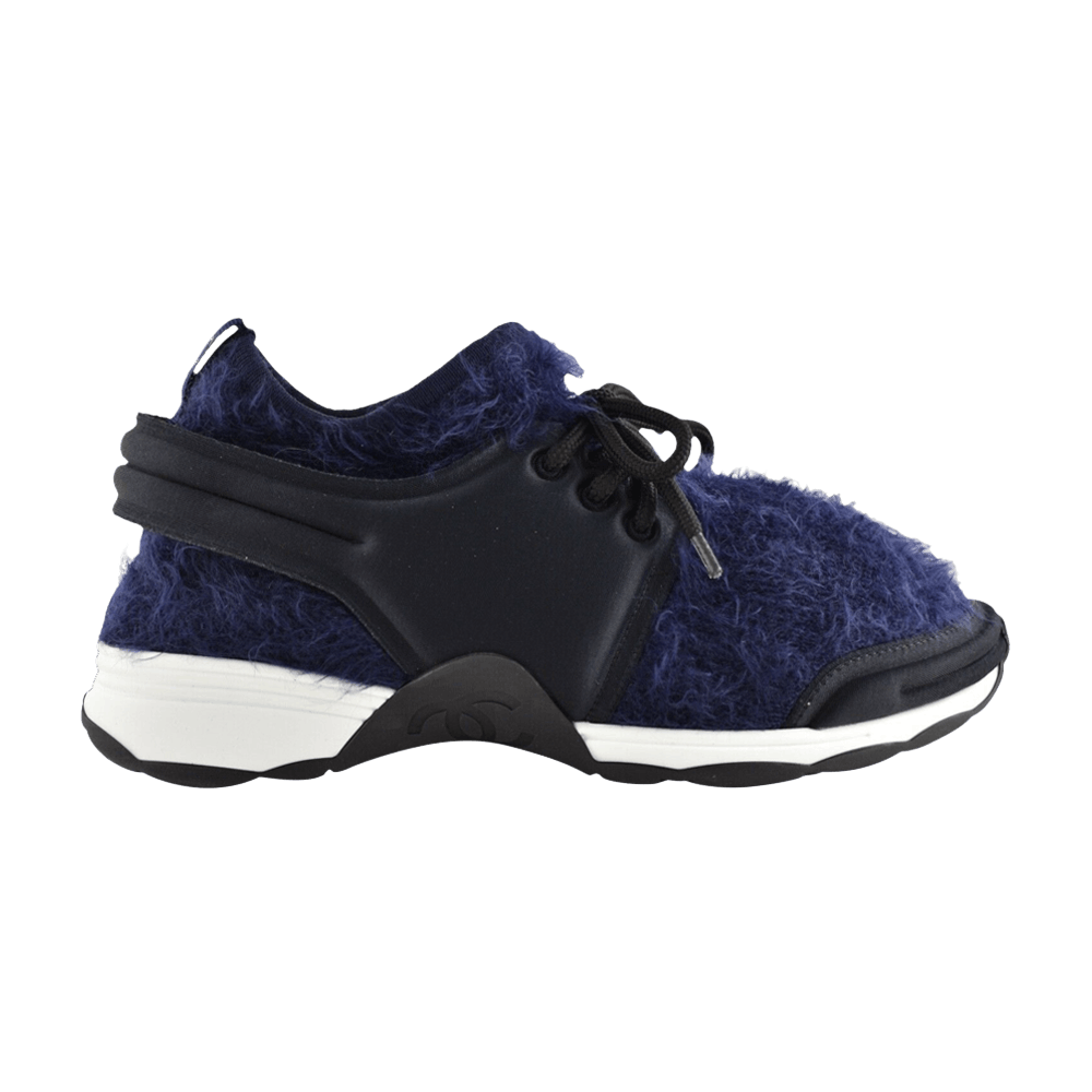 Chanel Stretch Fabric Sneaker 'Navy Black'